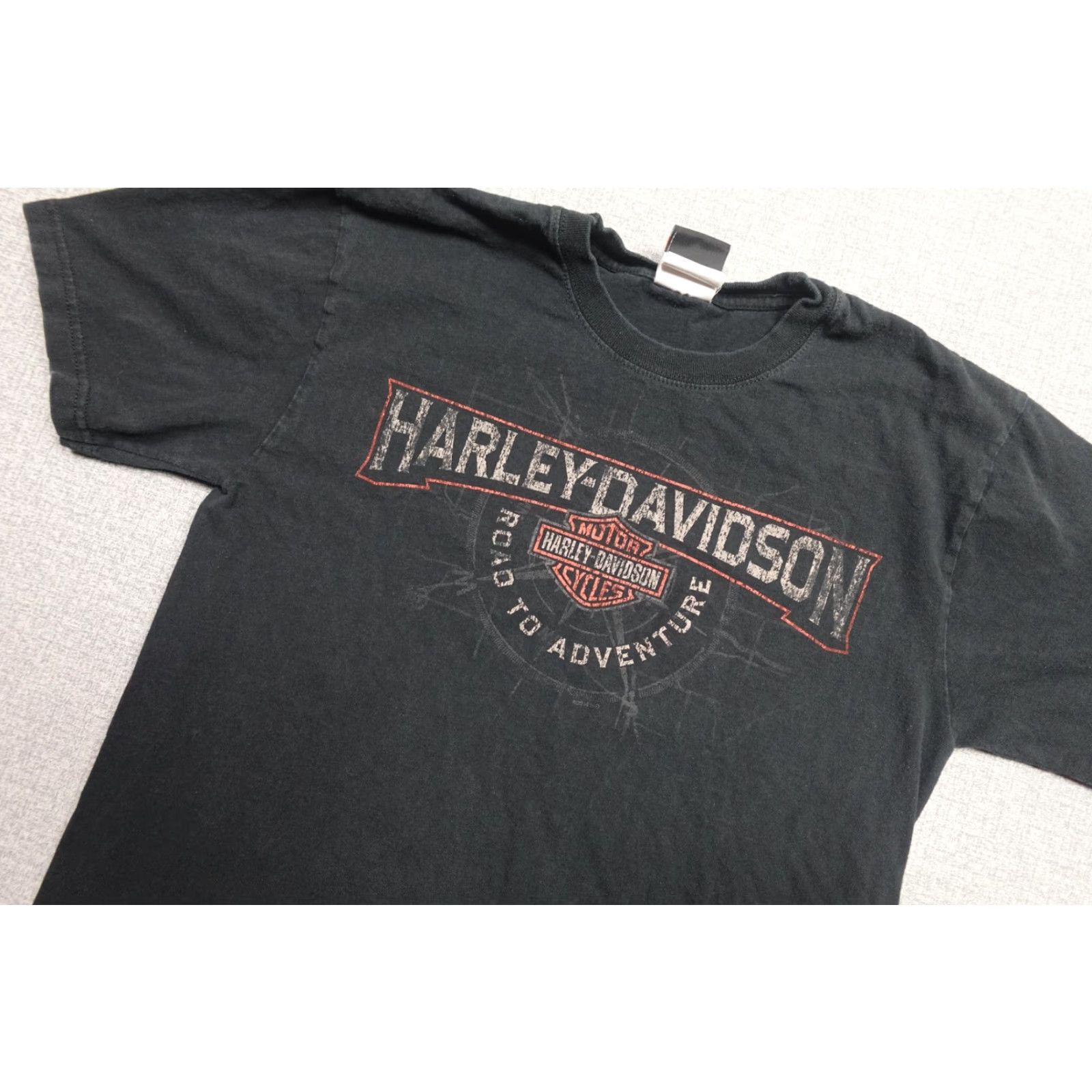 Harley Davidson VINTAGE Harley-Davidson Shirt Mens M Black Fox River St Charles Biker Rider Size US M / EU 48-50 / 2 - 2 Thumbnail