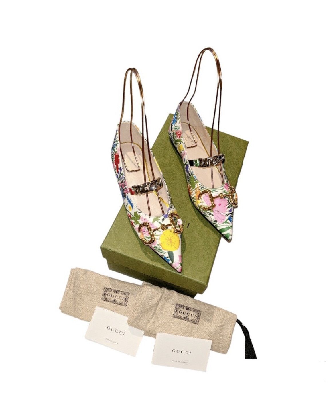 Gucci GUCCI Ken Scott Horsebit Deva Ballet Floral Size EU 35 US 5 Size US 5 / IT 35 - 1 Thumbnail