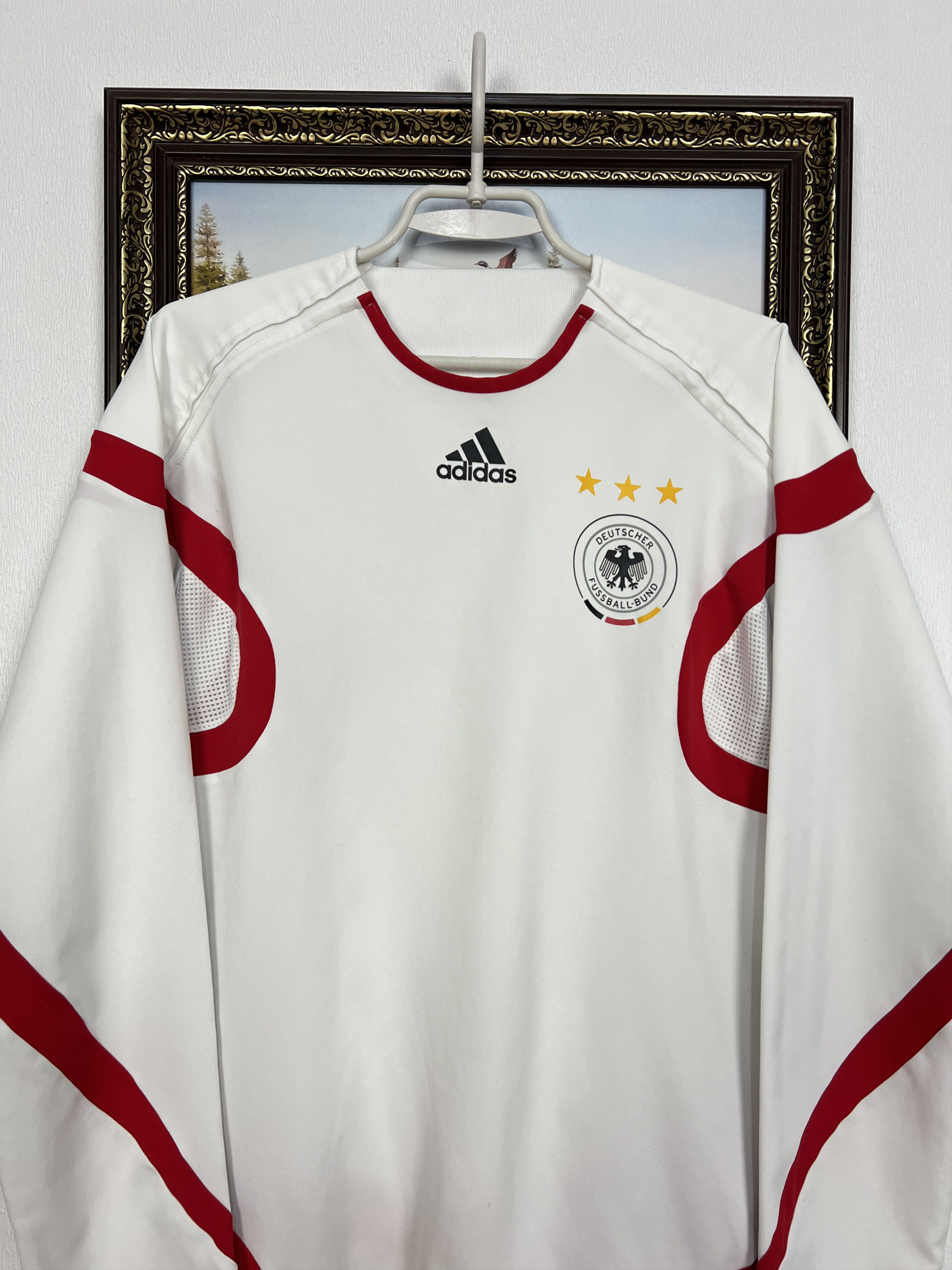 Adidas Germany Player Issue Football Sweatshirt Light Jacket Size US M / EU 48-50 / 2 - 2 Thumbnail