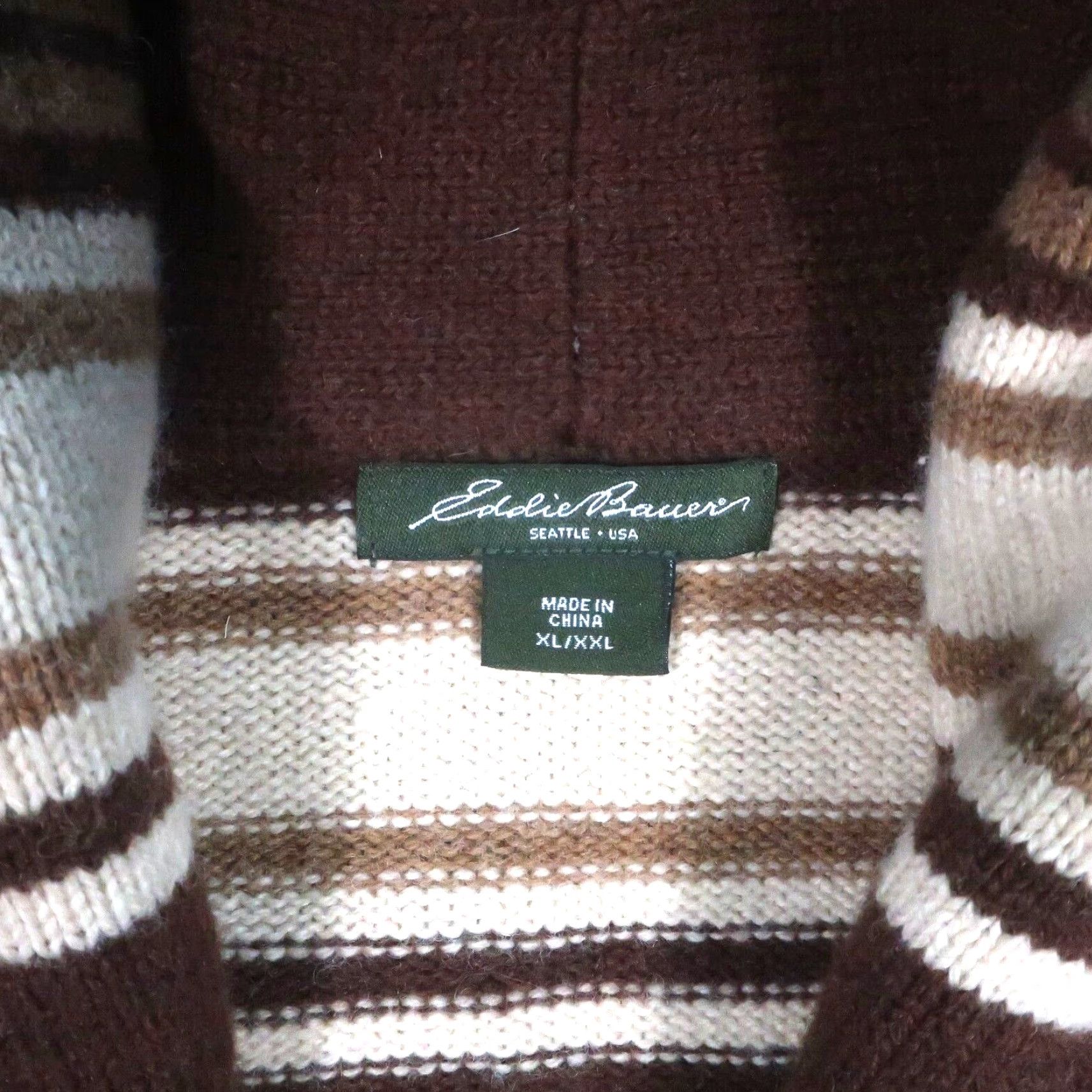 Eddie Bauer Eddie Bauer Cardigan Sweater Womens XL Short Sleeve Single Button Lambs Wool EUC Size XL / US 12-14 / IT 48-50 - 3 Thumbnail