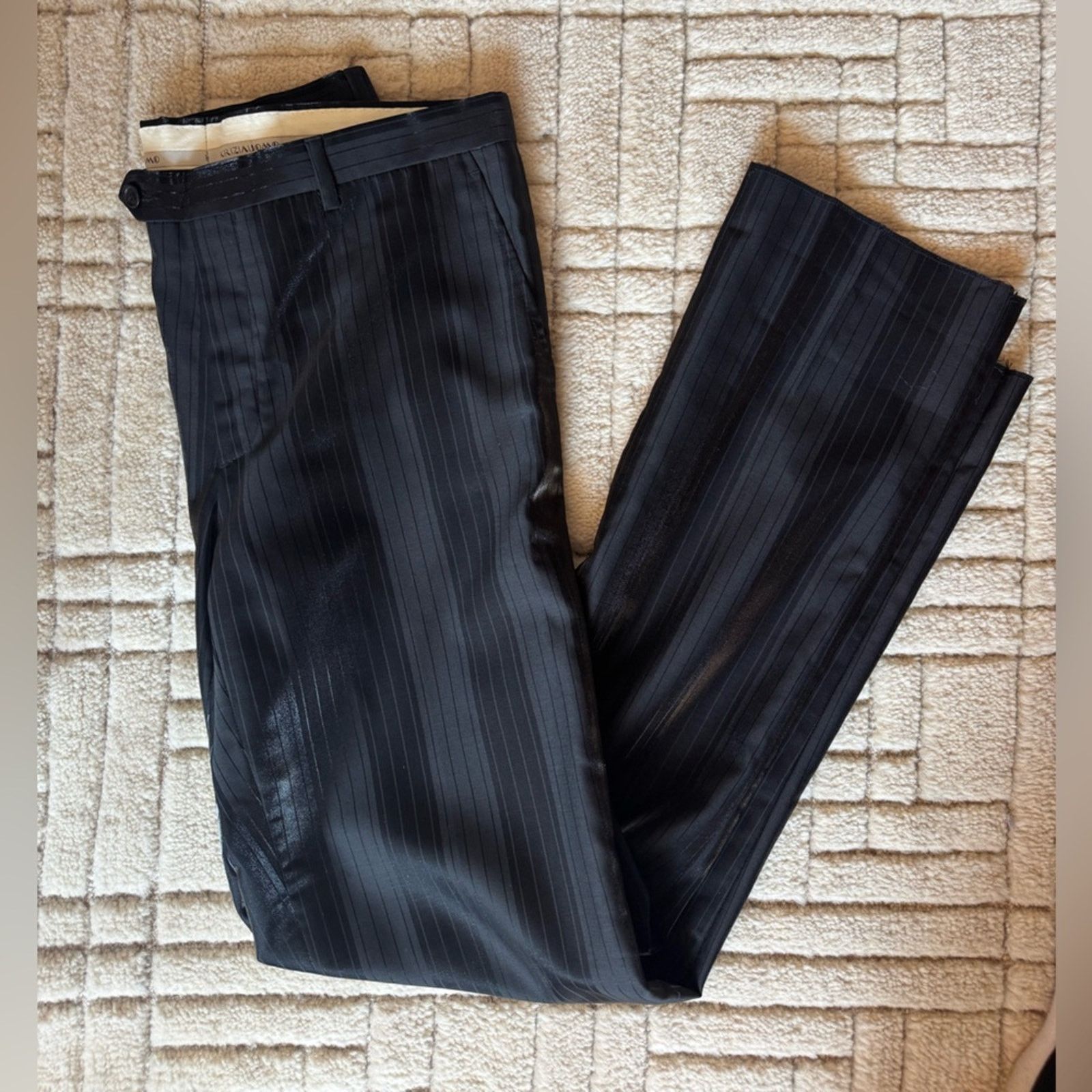 & Other Stories KRIZIA UOMO Black Pants Size US 34 / EU 50 - 1 Thumbnail