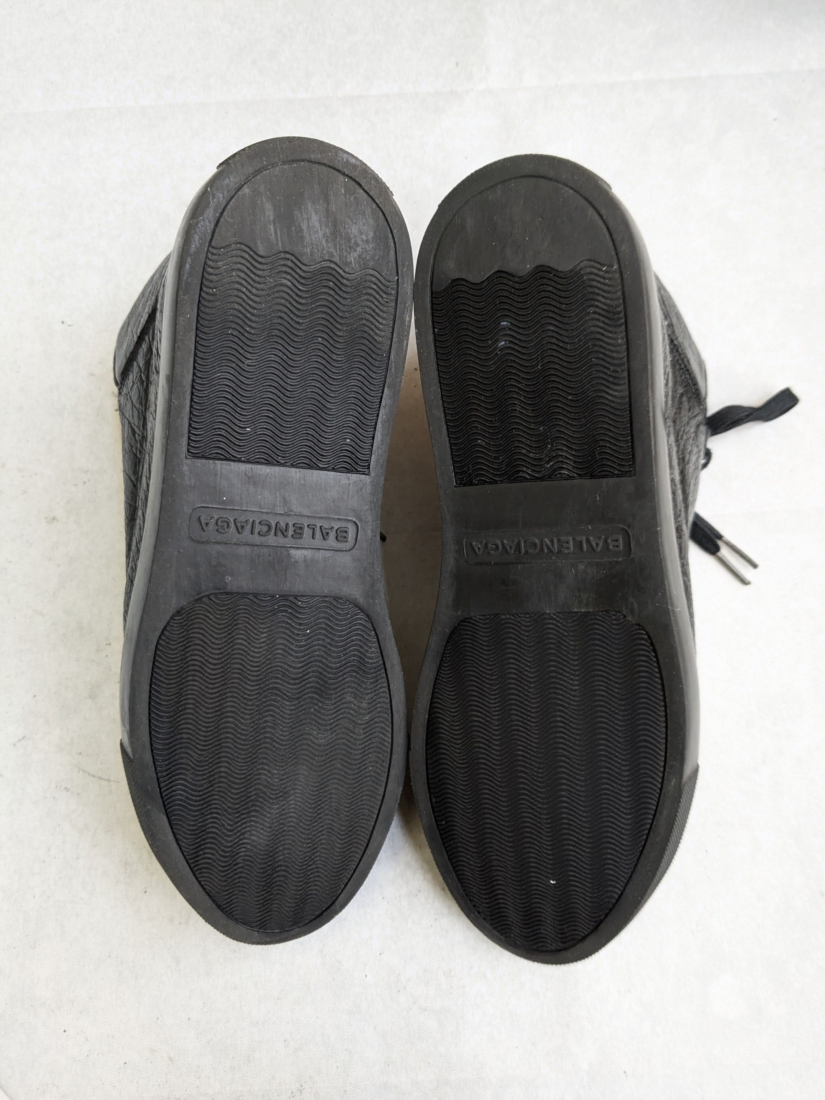 Balenciaga Balenciaga Arena Sneakers Black 9 High Tops Leather Size US 9 / EU 42 - 9 Thumbnail