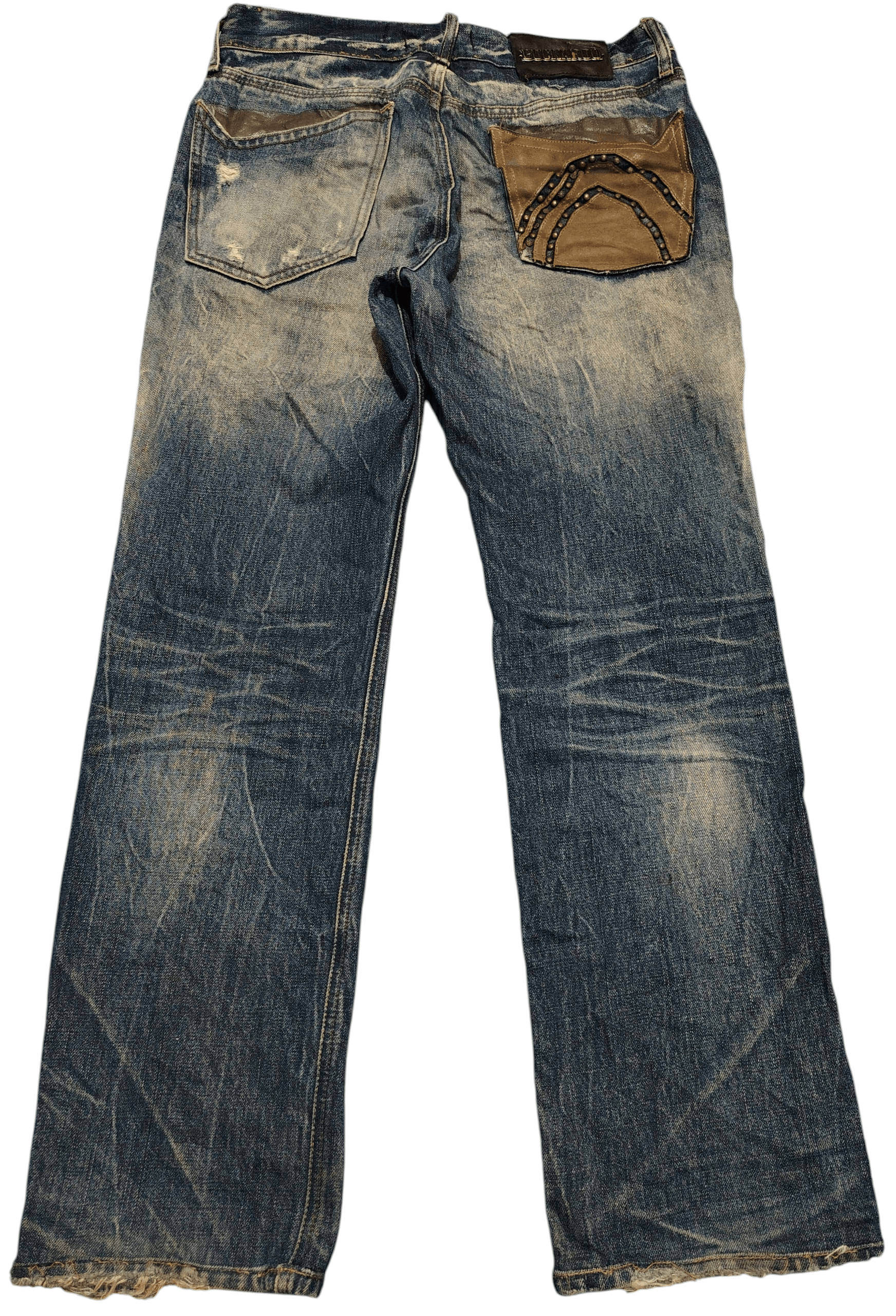 Kapital Japanese Buckaroo Jeans Distressed Denim Size US 32 / EU 48 - 2 Thumbnail