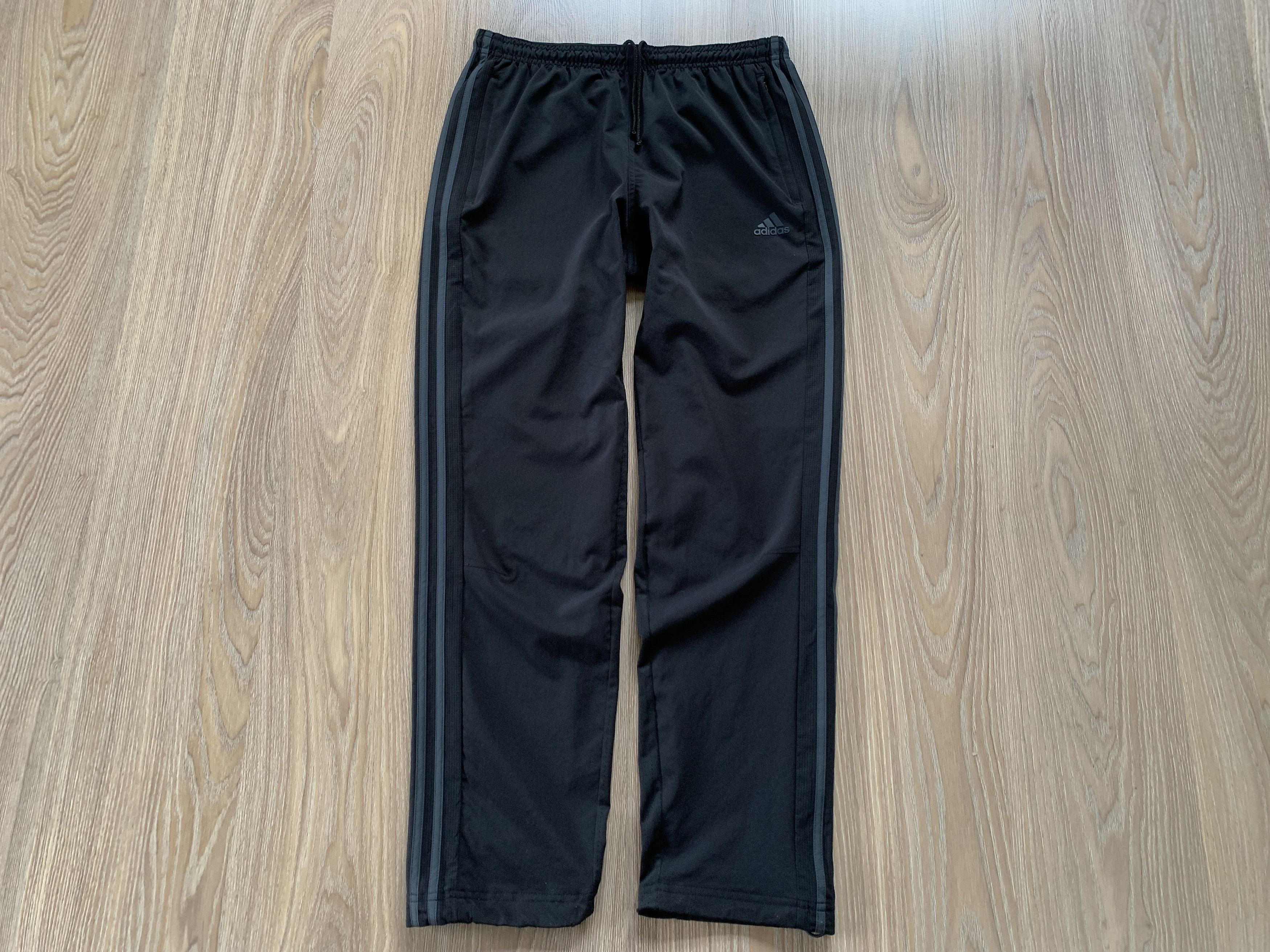 Adidas Men’s Adidas Climacool Black Stripe Sweatpants Track Pants Size US 31 - 2 Thumbnail