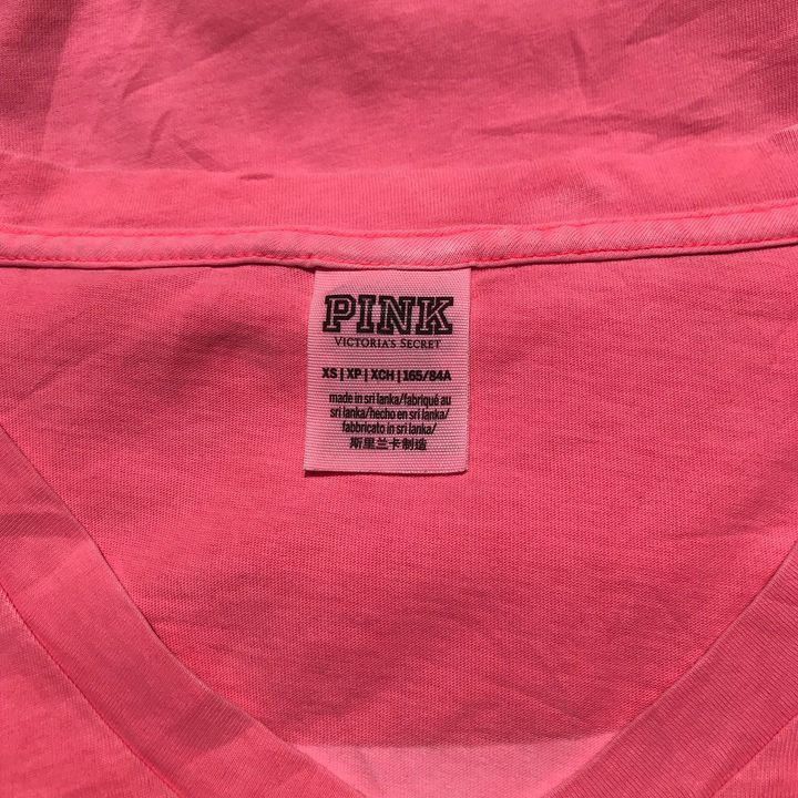Pink × Victoria's Secret PINK Victoria Secret T shirt Tee. Hot coral color with dog Size S / US 4 / IT 40 - 5 Thumbnail