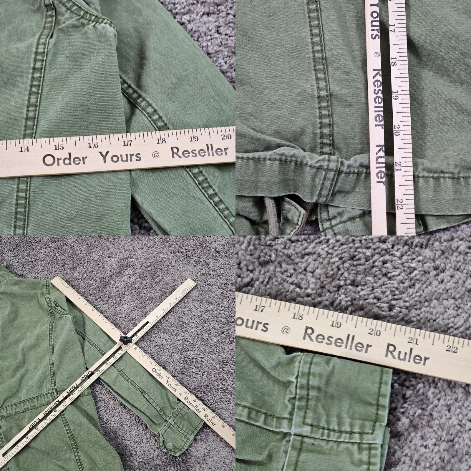 Madewell Madewell Jacket Women’s XS Green Field Military Full Zip Utility Adjustable Womens Size XS / US 0-2 / IT 36-38 - 8 Thumbnail