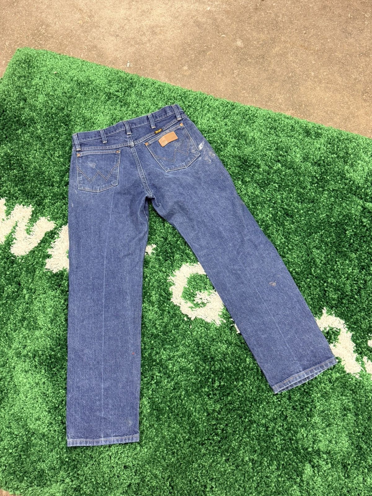 Wrangler Wrangler Classic Cowboy Denim Jeans Sz. 32 x 30 Patch Size US 32 / EU 48 - 2 Thumbnail