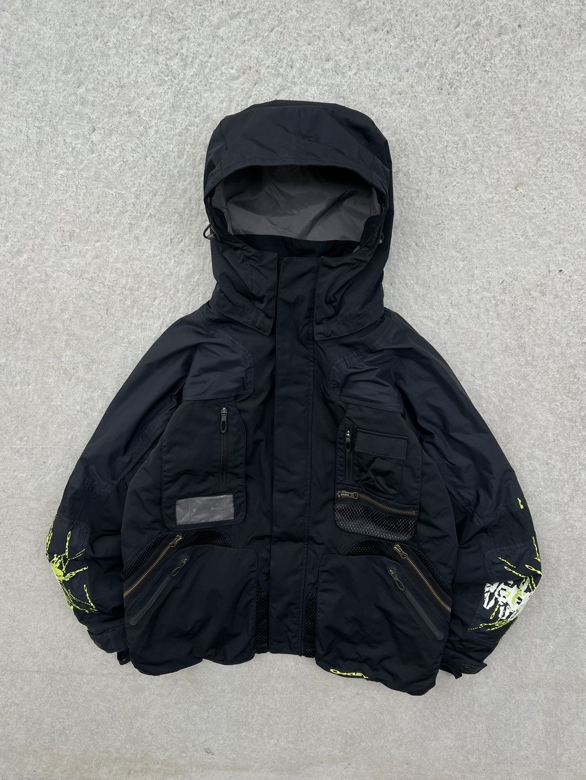 Oakley Nitro Fuel XL ジャケット オレンジカモ Oakley Software Nitro Fuel Hooded Jacket (1990s) – VILIS VINTAGE