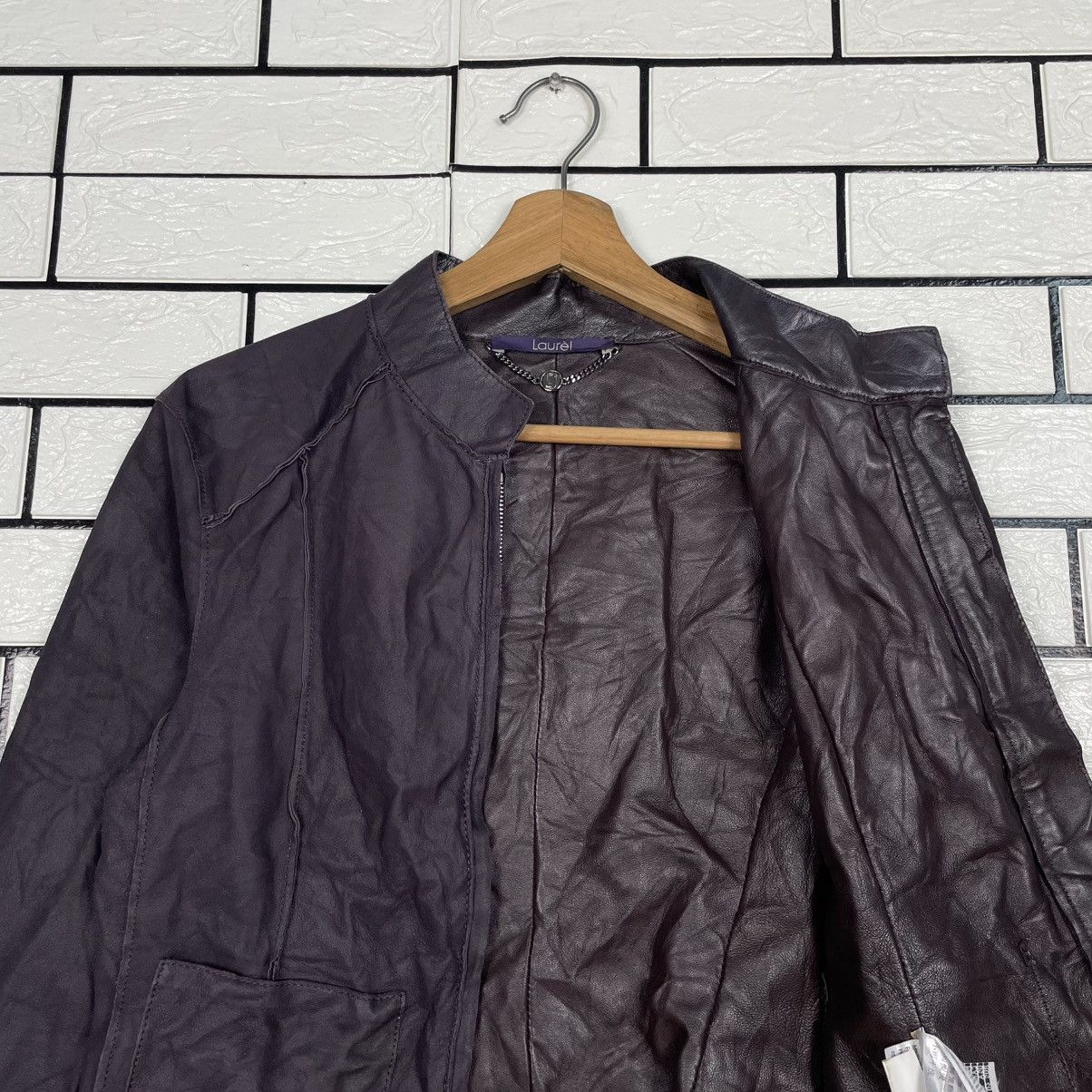 Laurel Laurel Crop Leather Jacket Size XS / US 0-2 / IT 36-38 - 10 Thumbnail