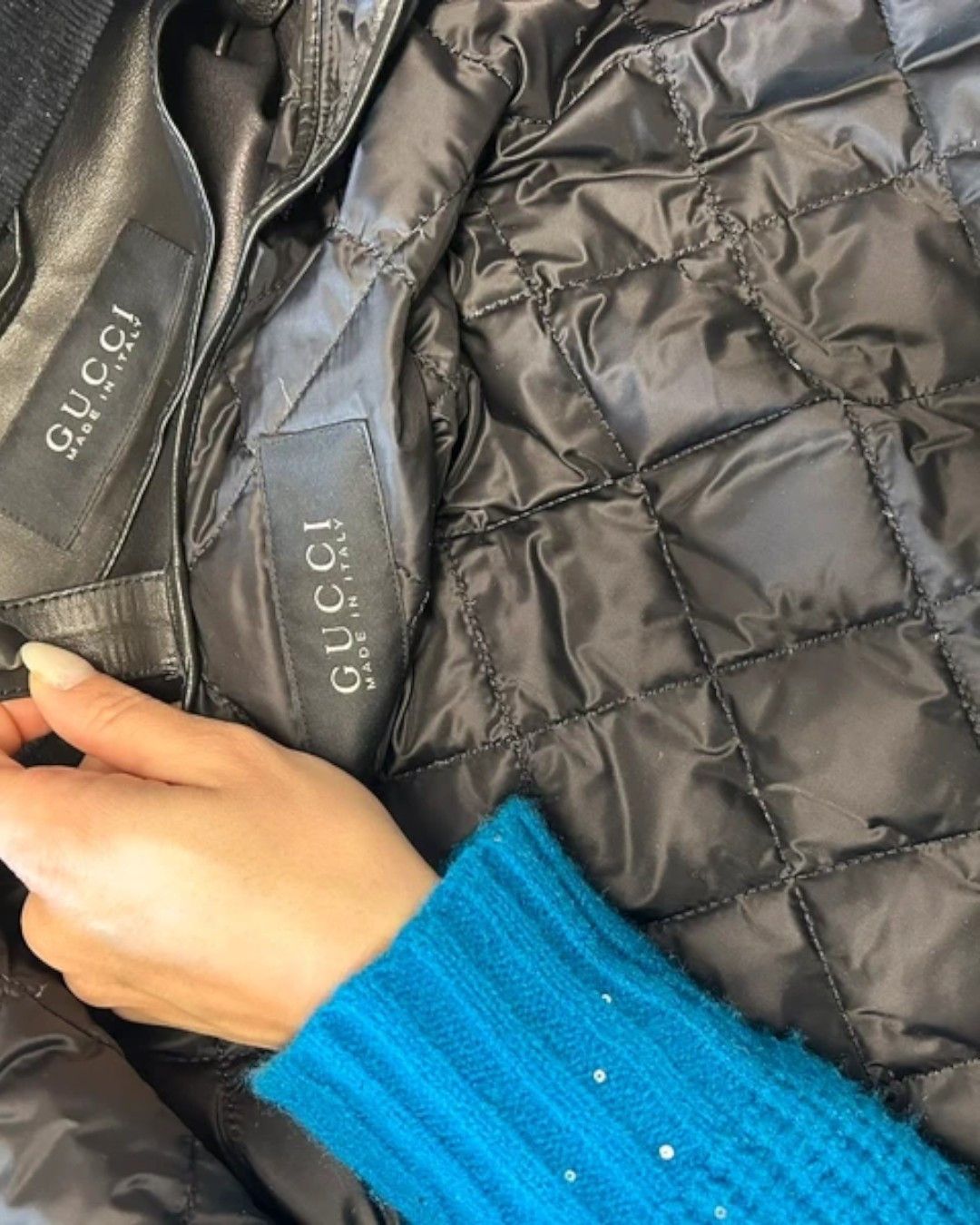 Gucci BELTED LEATHER COAT WITH DETACHABLE GOOSE DOWN LINING Size US M / EU 48-50 / 2 - 7 Thumbnail