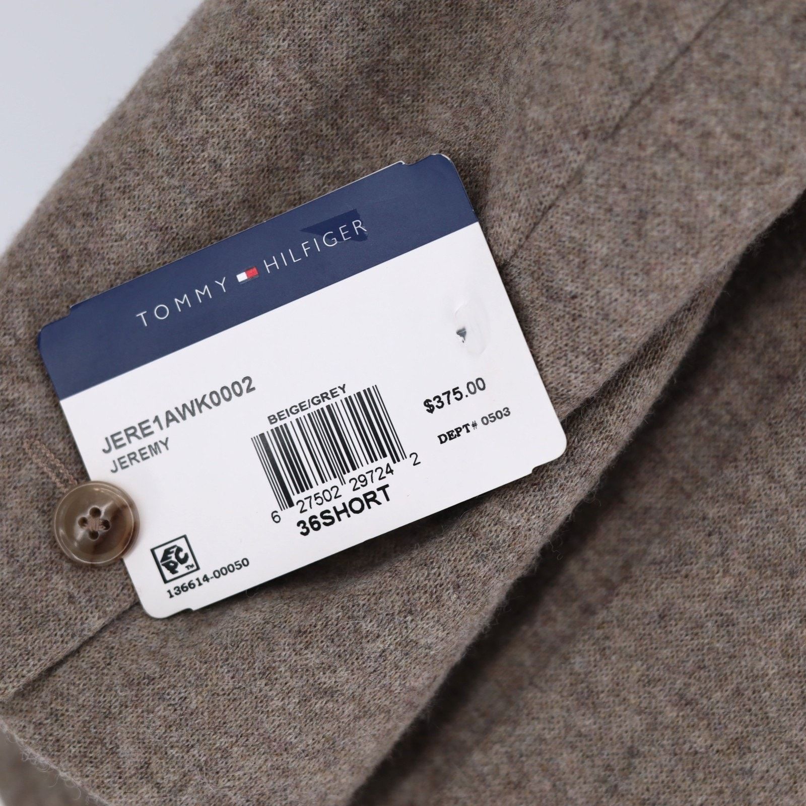 Tommy Hilfiger Tommy Hilfiger Men's Knit Wool Modern-Fit Sport Coat 36S Size 36S - 5 Thumbnail