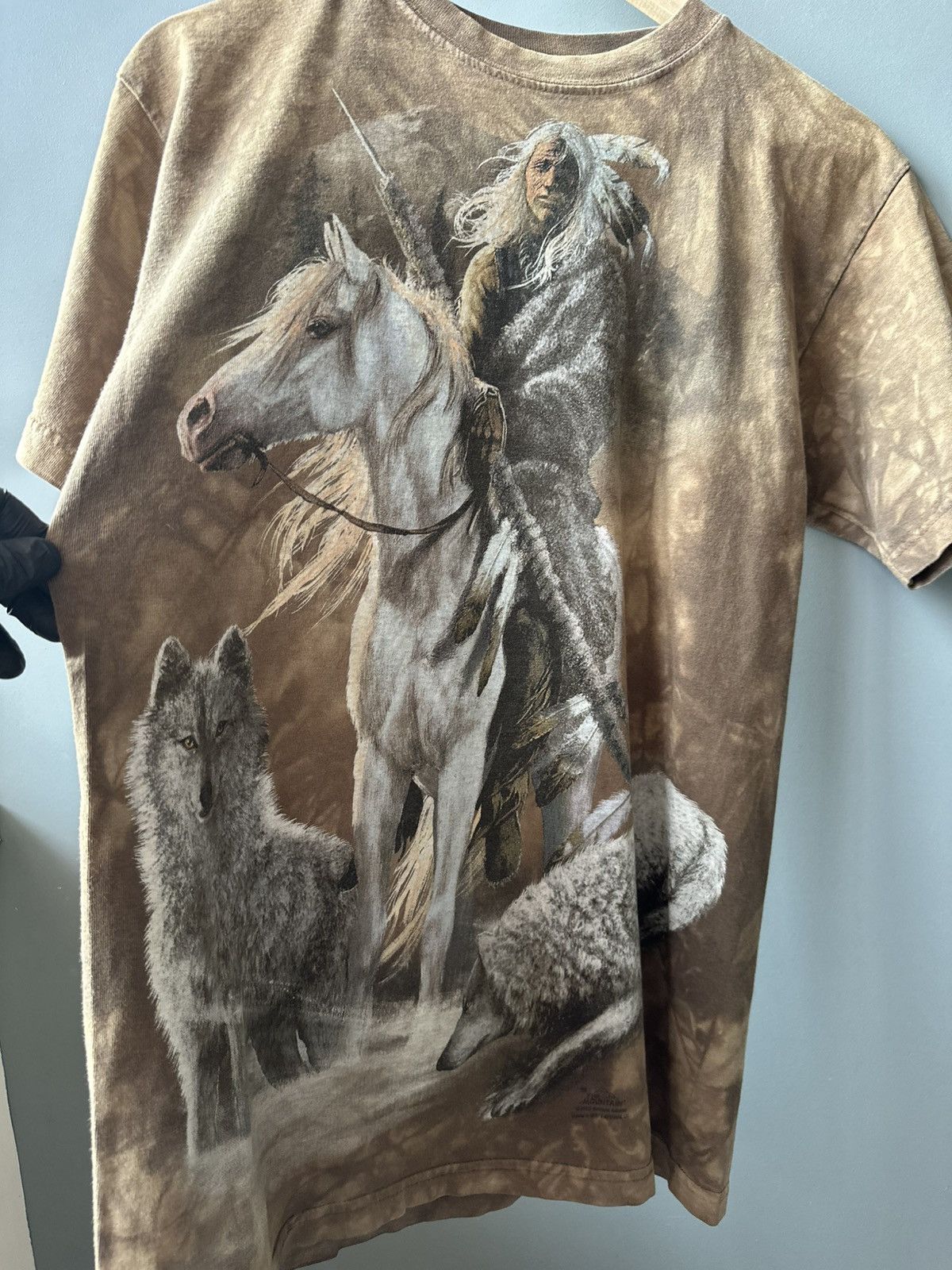 The Mountain The Mountain Indian Wolf Tie Dye T-Shirt Size M Size US M / EU 48-50 / 2 - 2 Thumbnail