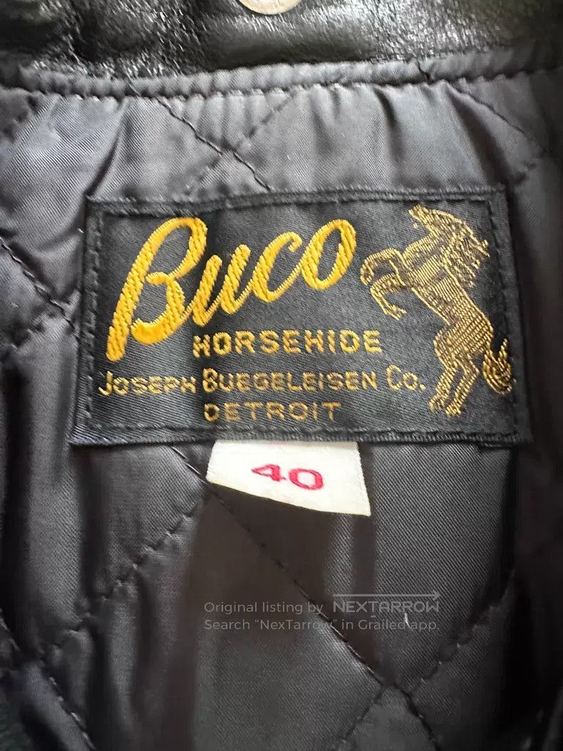 Buco Buco J82 leather jacket Size US L / EU 52-54 / 3 - 2 Thumbnail