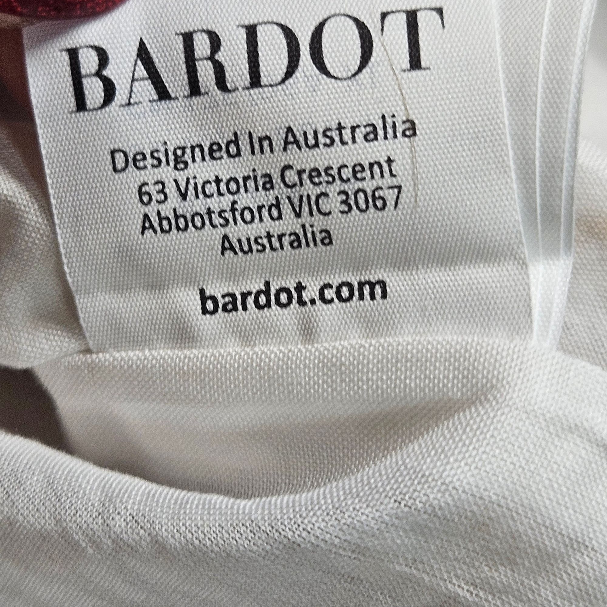 Other Bardot Printed Broderie Long Sleeve Mini Dress in the Tan Pa Size L / US 10 / IT 46 - 13 Thumbnail