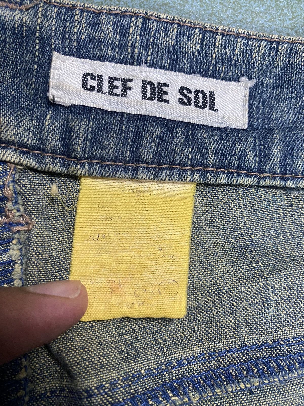 Japanese Brand Clef De Sol Bootcut Jeans Size US 30 / EU 46 - 8 Thumbnail