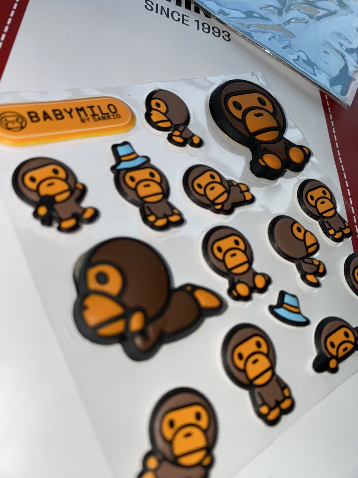 Bape Baby Milo Rubber Stickers Size ONE SIZE - 4 Thumbnail