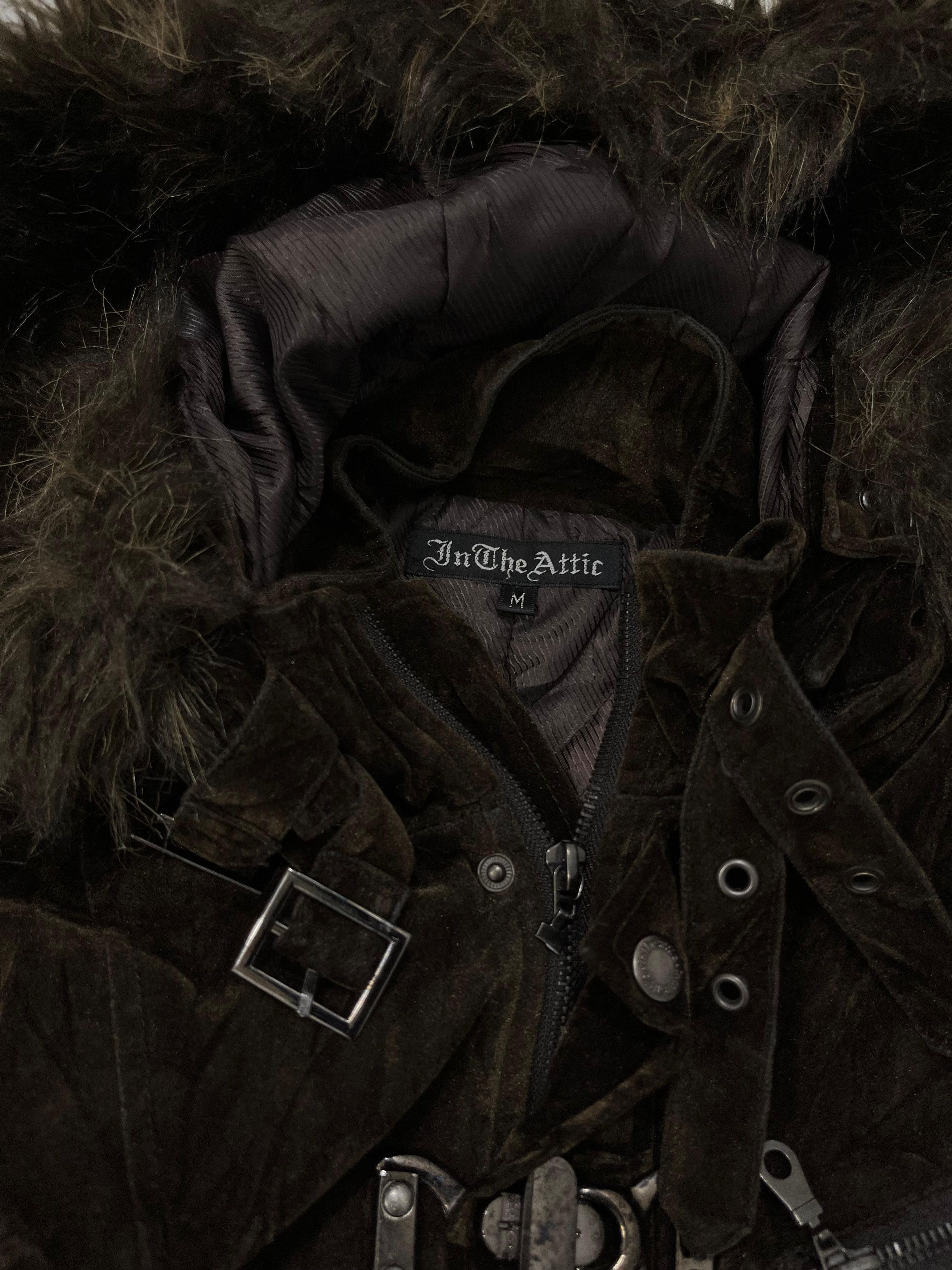 In The Attic In The Attic Velvet Fur Parka Jacket Punk Style Size US M / EU 48-50 / 2 - 11 Thumbnail