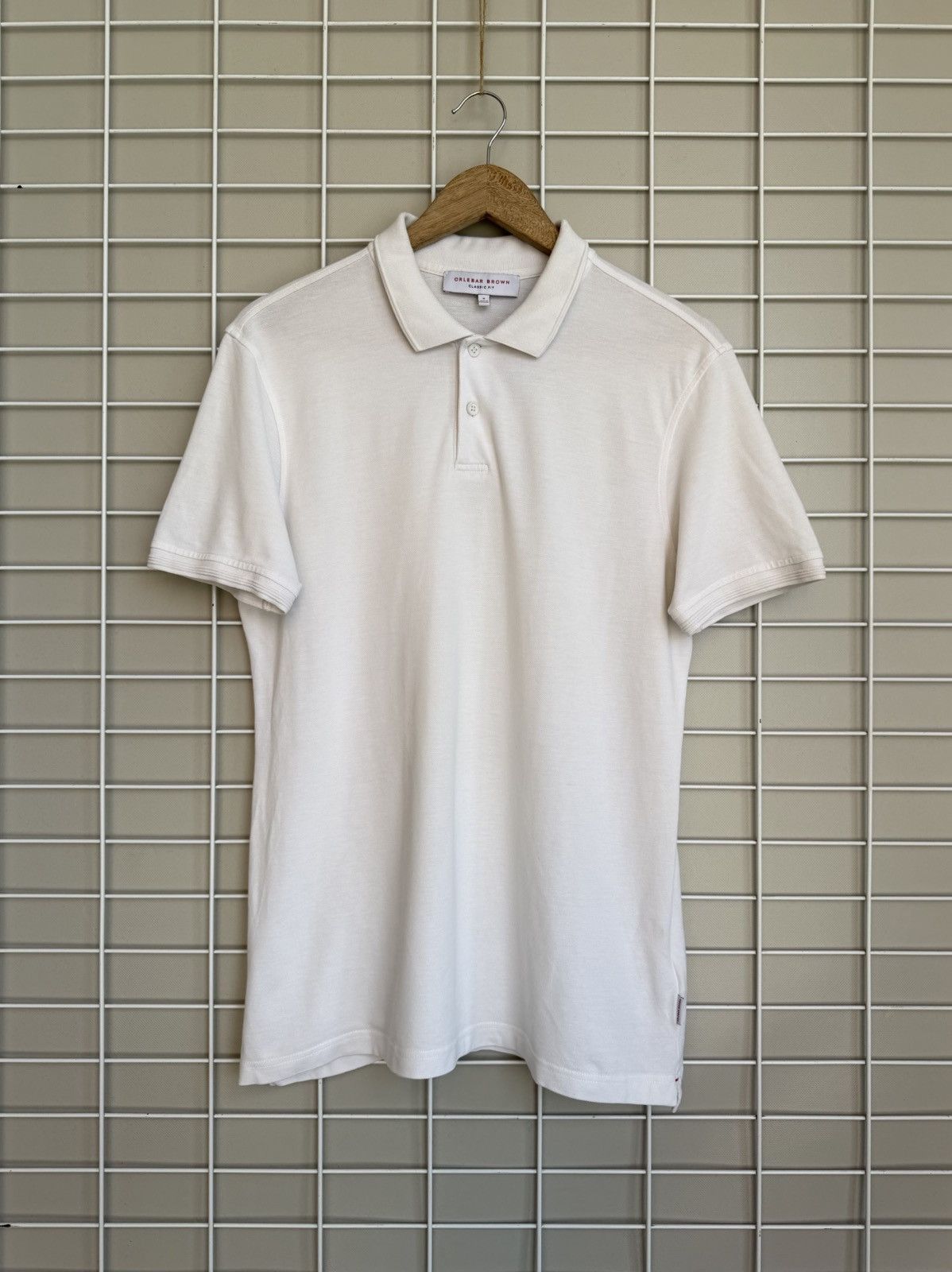 Orlebar Brown Orlebar Brown Jarrett Pique Polo Shirt Mens Size M Size US M / EU 48-50 / 2 - 1 Thumbnail