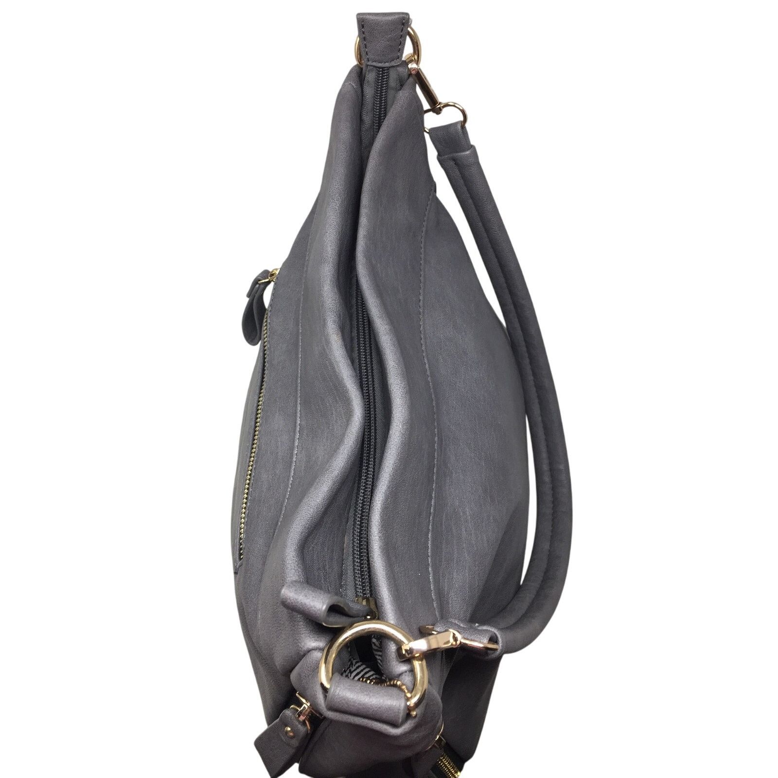 Other Madison West Distressed Gray Hobo Bag Size ONE SIZE - 6 Thumbnail