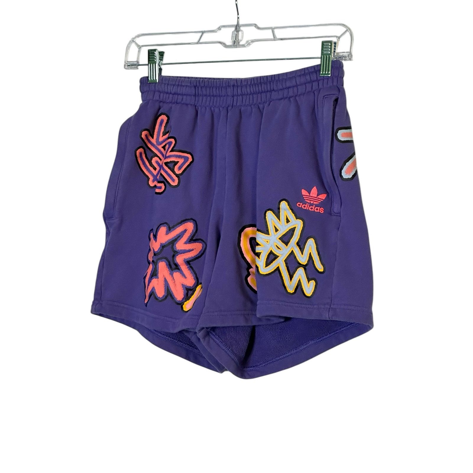 Adidas Adidas Originals Love Unites Loose Pull On Shorts size XS Size 26" / US 2 / IT 38 - 9 Thumbnail