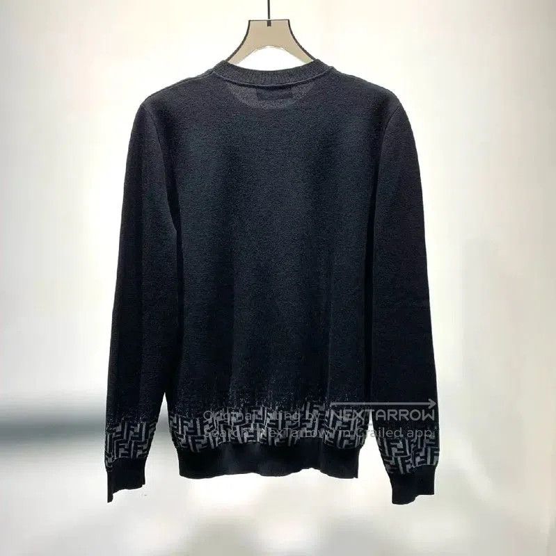 Fendi Fendi Black Wool Knit Sweater for Men . Size US M / EU 48-50 / 2 - 6 Thumbnail