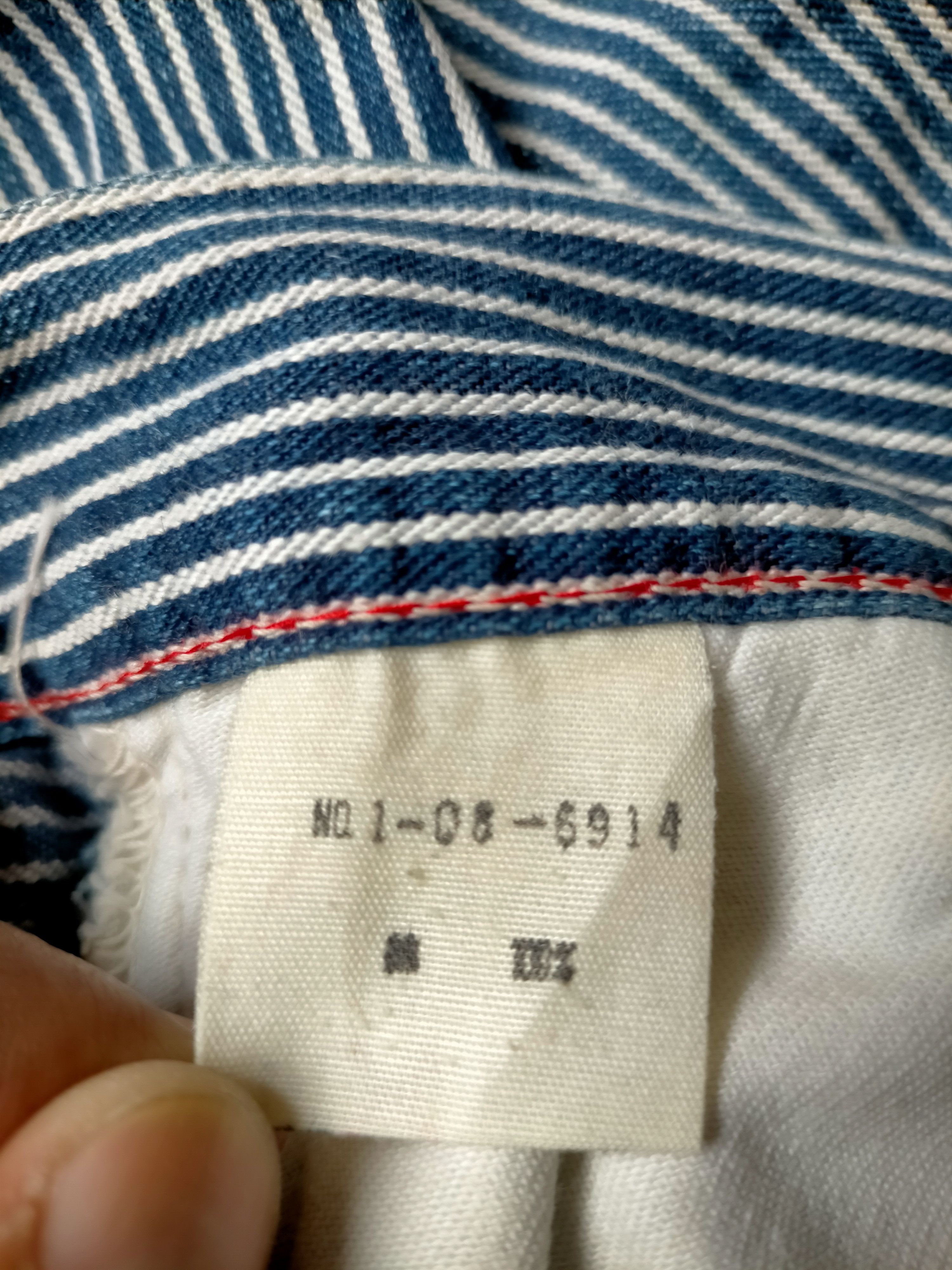 45rpm 45rpm Hickory Stripe Japan Denim pants Size US 28 / EU 44 - 19 Thumbnail