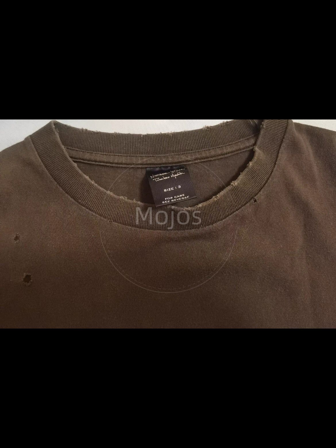 Number (N)ine Sz 3 Number Nine Distressed motherfucker Tee-2508 Size US L / EU 52-54 / 3 - 5 Thumbnail