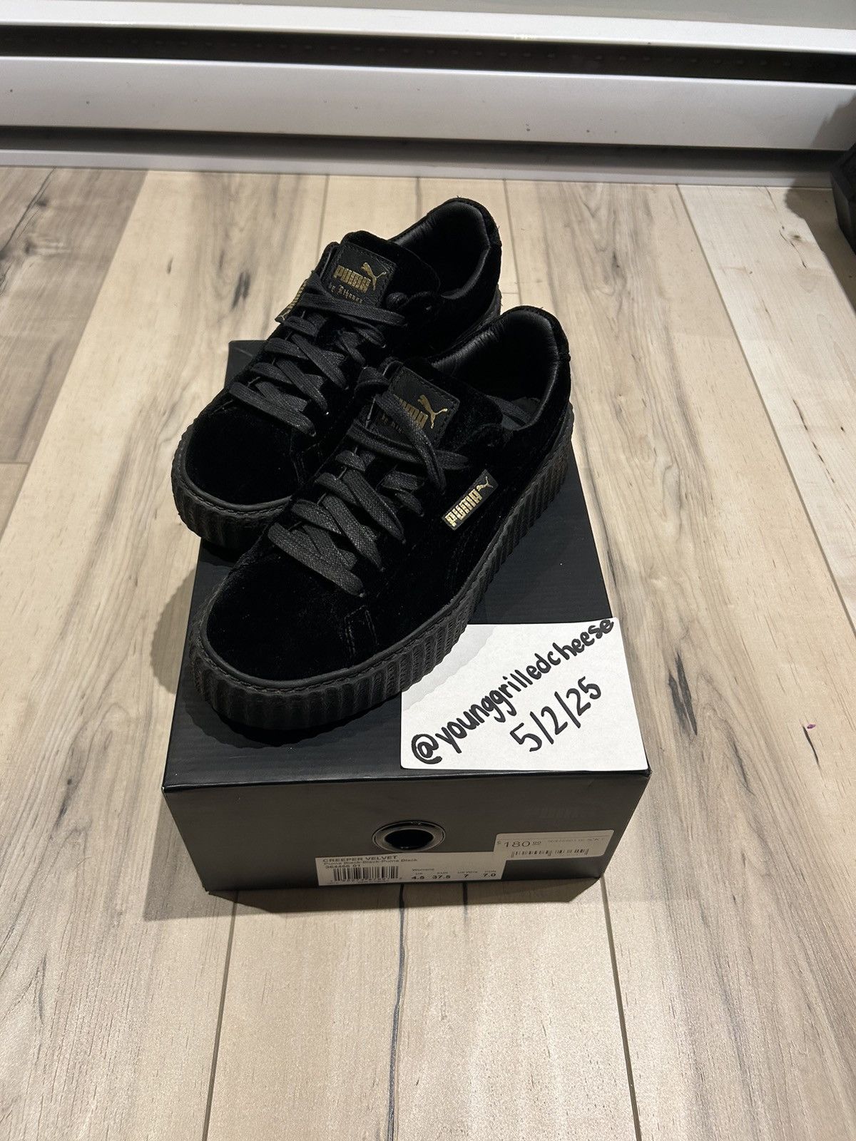 Fenty × Puma Puma Fenty Creeper Black Velvet Size 7 Size US 7 / IT 37 - 6 Thumbnail