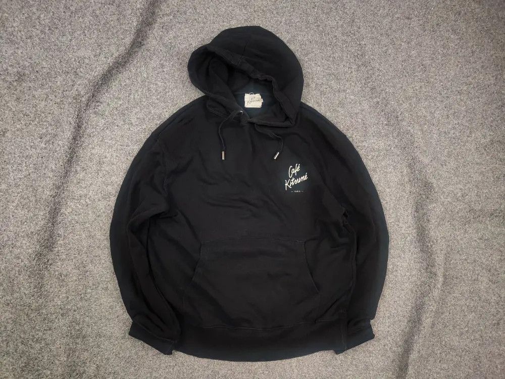 Maison Kitsune Maison Kitsune cafe Paris Black Logo Comfort Hoodie Size US L / EU 52-54 / 3 - 2 Thumbnail