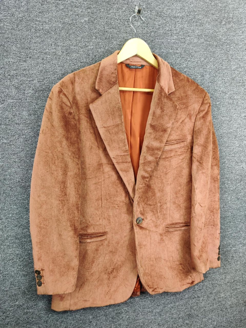 Versace Jeans Couture Nice ❗ Versace Jeans Couture Velvet Single Breasted Blazer Size US M / EU 48-50 / 2 - 3 Thumbnail