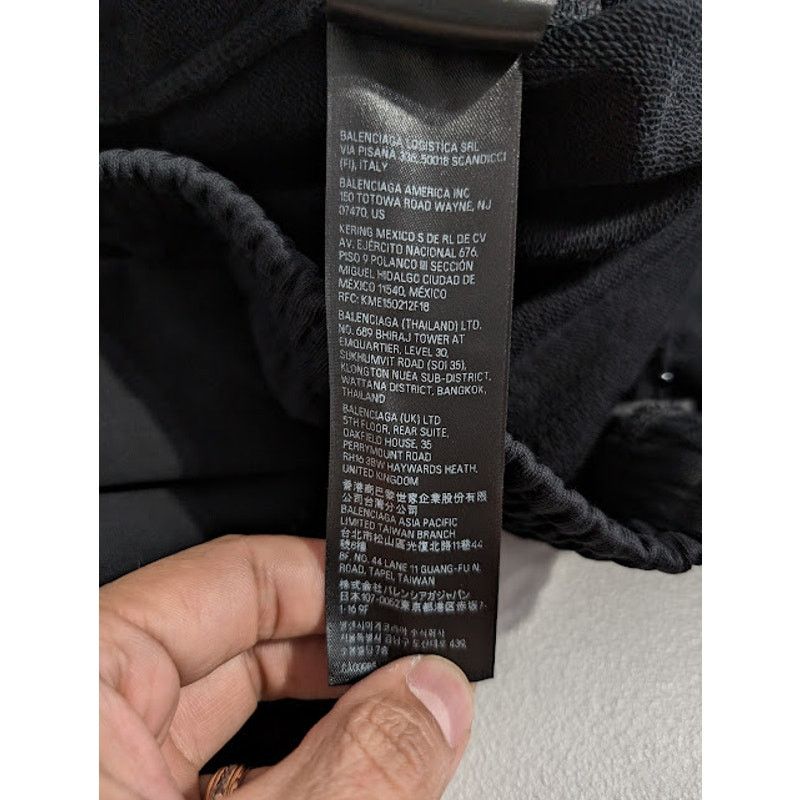 Balenciaga o1rshd1 Untiy Logo Sweatpants & Joggers in Black Size US 36 / EU 52 - 20 Thumbnail