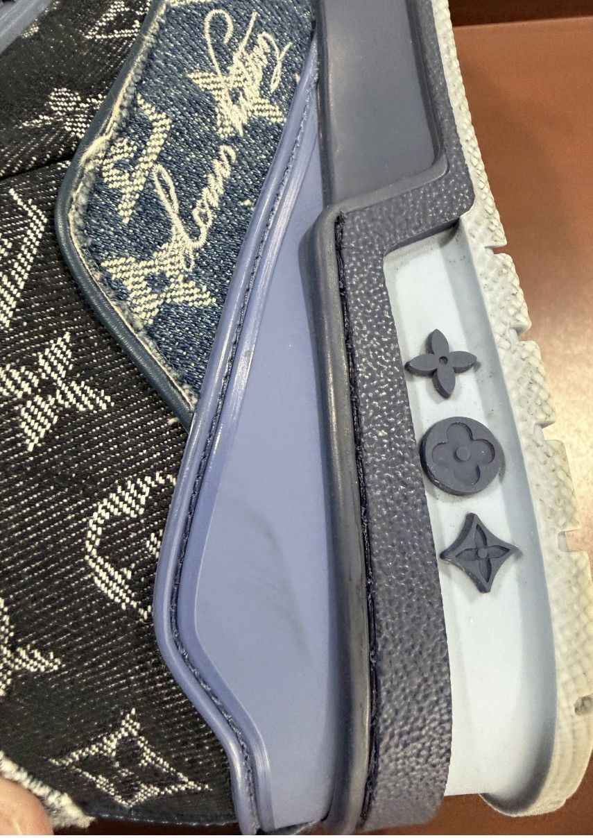 Louis Vuitton LV Trainer Low Denim 8.5 Size US 8.5 / EU 41-42 - 11 Thumbnail