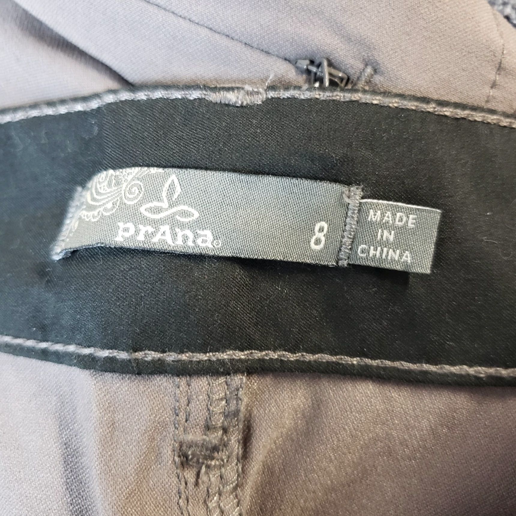 Prana Prana Womens Jogger Pants Sz 8 Gray Sky Cannon Mid Rise Cargo Pockets Fashion Pants Women Wide-Coverage Casual Pants Size 30" / US 8 / IT 44 - 6 Thumbnail