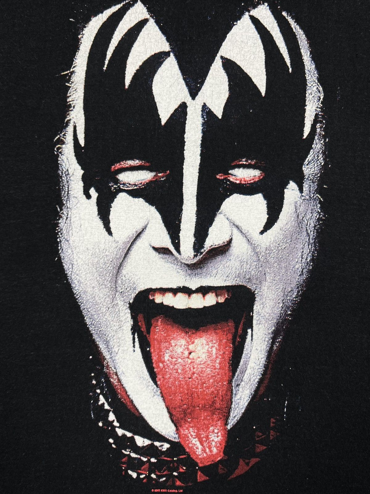 Band Tees Vintage Kiss Gene Simmons Face Rare Rock Band T Shirt 2002 Size US S / EU 44-46 / 1 - 7 Thumbnail
