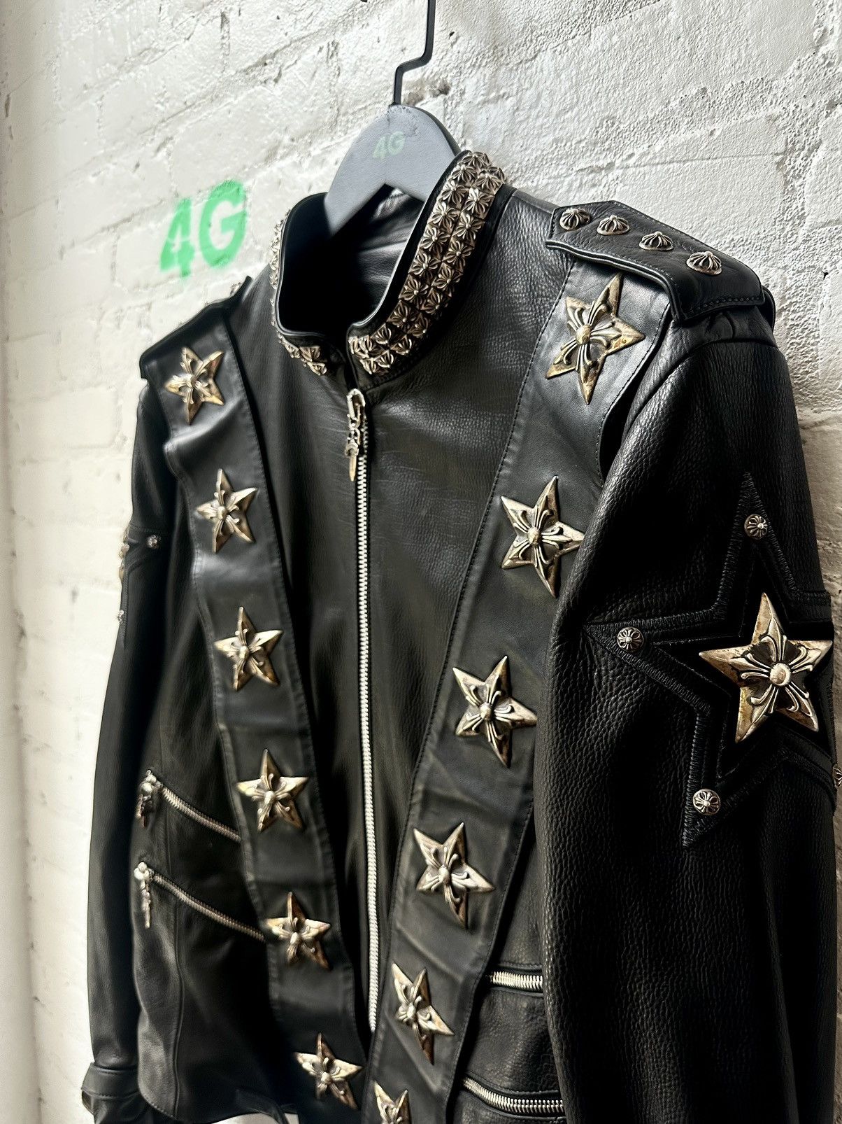 Chrome Hearts CHROME HEARTS COUTURE 1:1 MJ COMMANDER STAR JACKET Size US XL / EU 56 / 4 - 8 Thumbnail