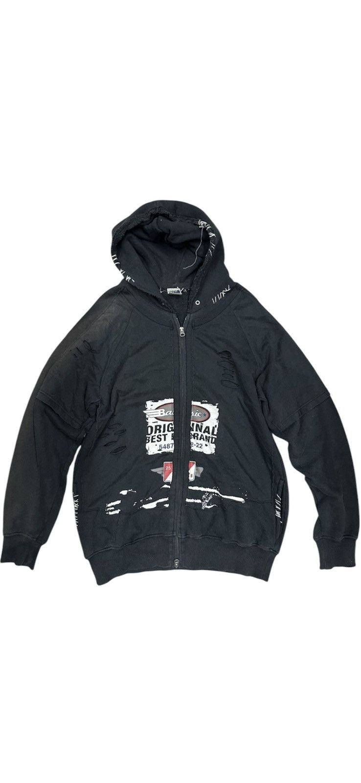 PPFM VTG Reconstruct PPFM Distress Punk Balenciaga Hoodies Size US L / EU 52-54 / 3 - 1 Thumbnail