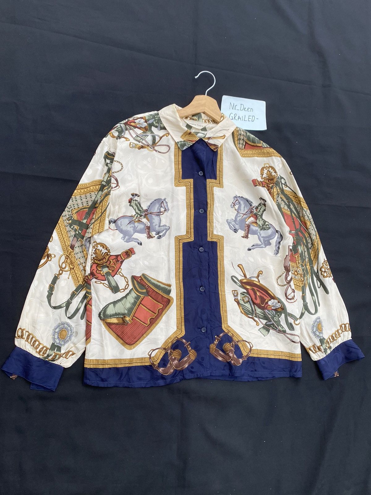 Vintage Rare Vintage Madame Rivere Silk Blouse Size M / US 6-8 / IT 42-44 - 2 Thumbnail