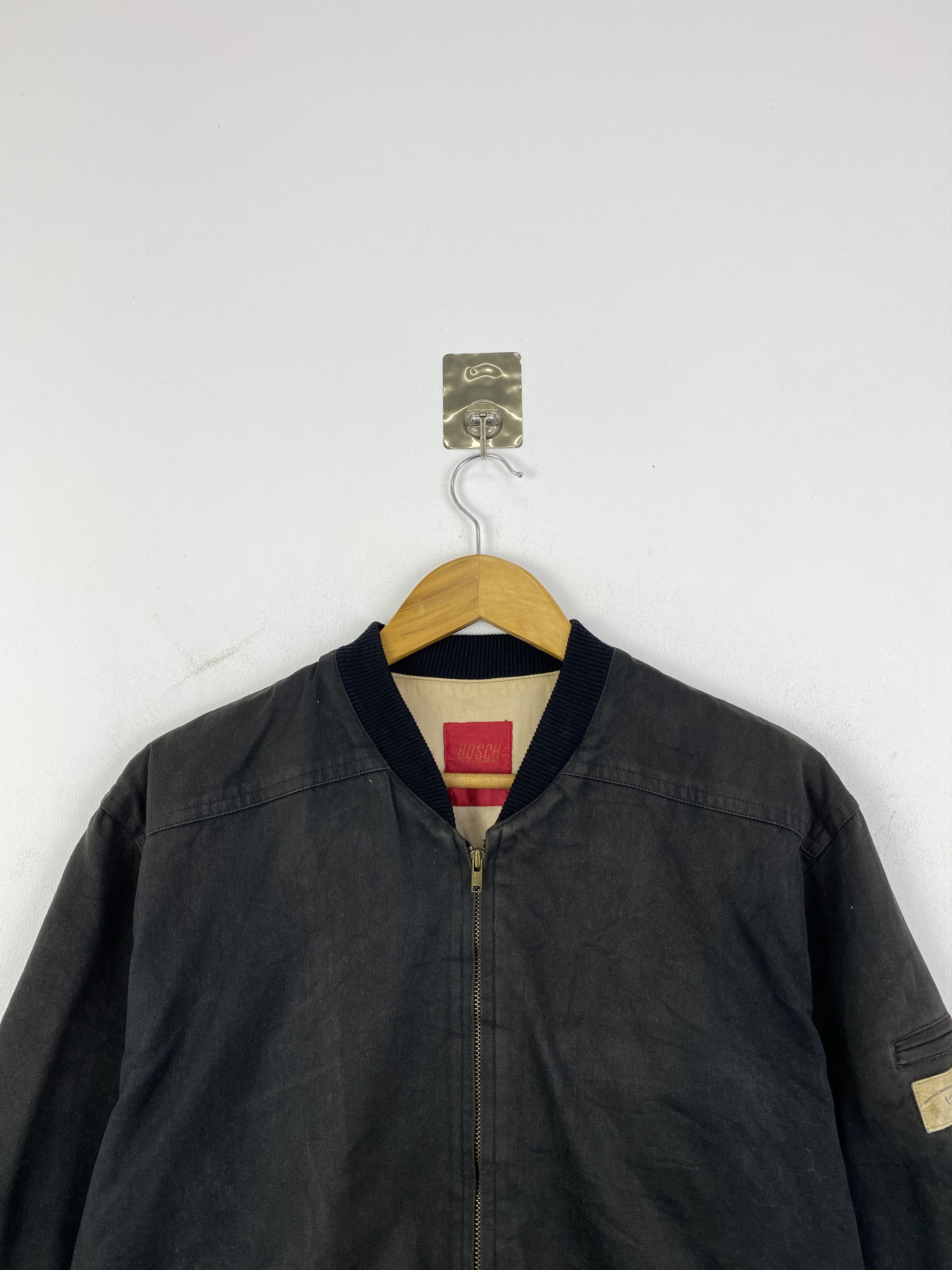 Other Vintage Bosch Black Bomber Jacket JA0208 Size US M / EU 48-50 / 2 - 3 Thumbnail