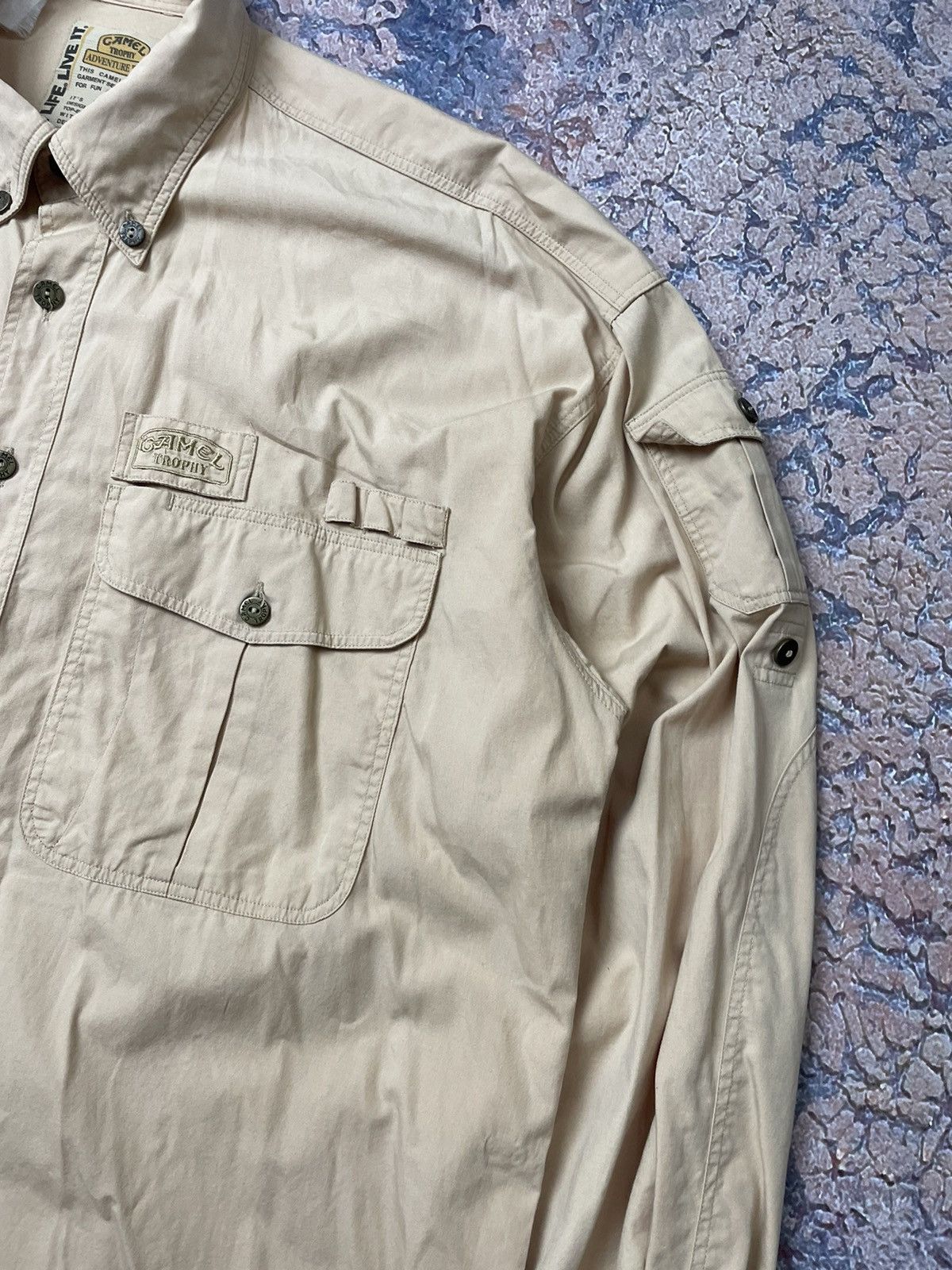 Camel Camel Trophy 90s Vintage Safari Desert Heavyweight Shirt Size US M / EU 48-50 / 2 - 4 Thumbnail