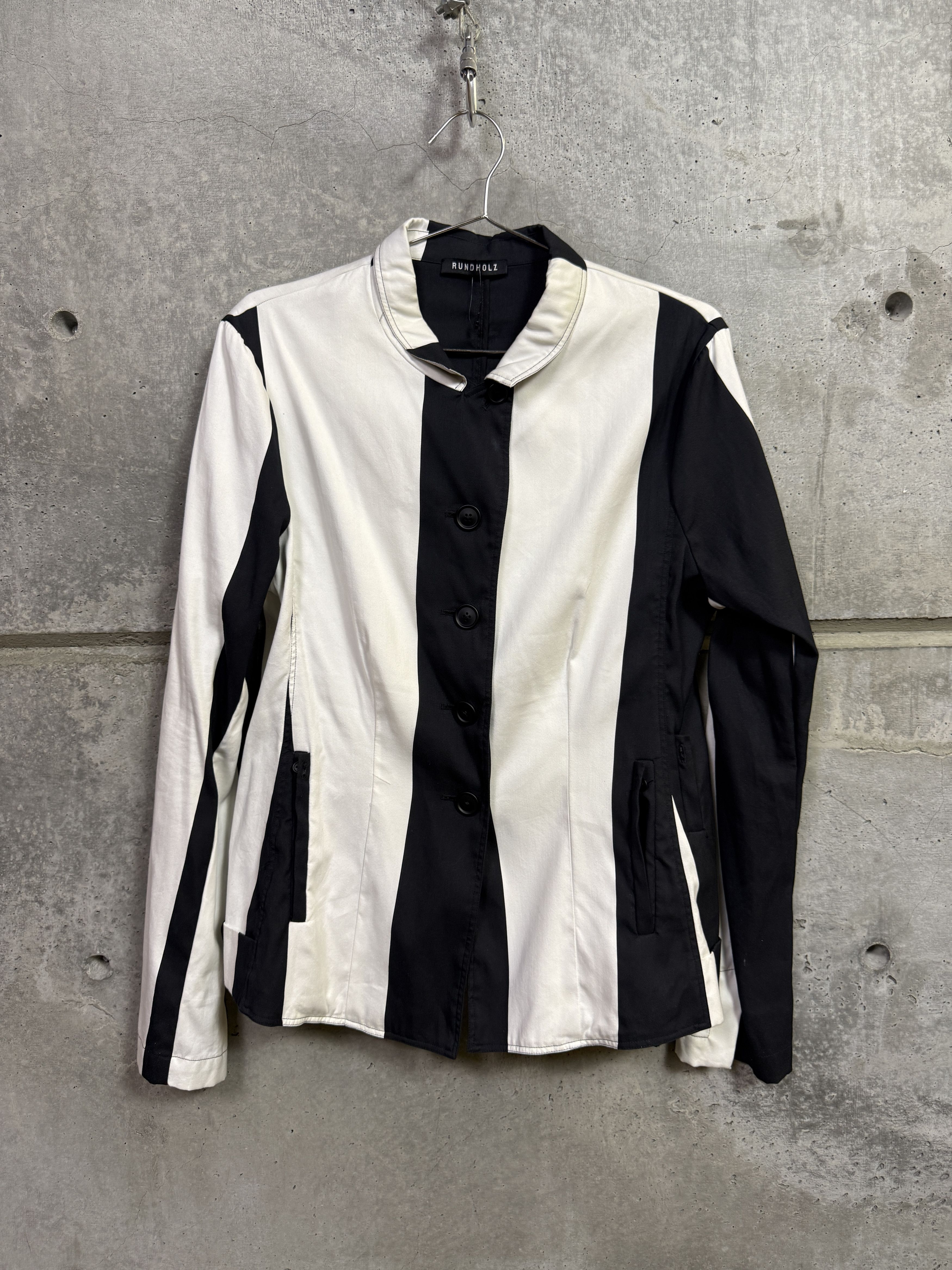 Rundholz Rundholz Striped Blazer Jacket Size L / US 10 / IT 46 - 1 Thumbnail