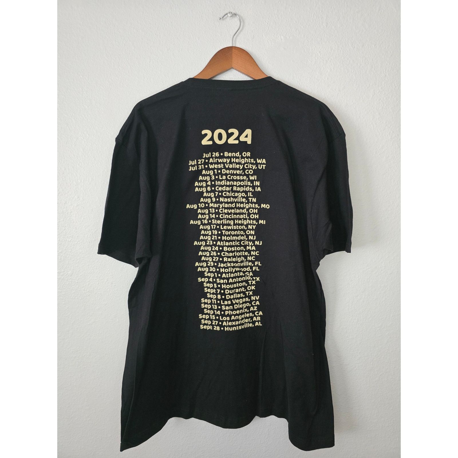 Tultex Candlebox Concert Black 2XL Rock Band Grunge 2024 Tour Tee Size US XXL / EU 58 / 5 - 6 Thumbnail