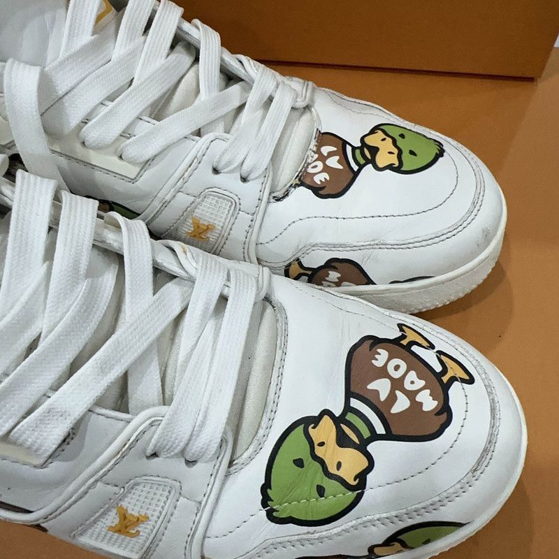 Louis Vuitton Nigo x Louis Vuitton Stylish Low-top Trainer -2508 Size US 8 / EU 41 - 9 Thumbnail