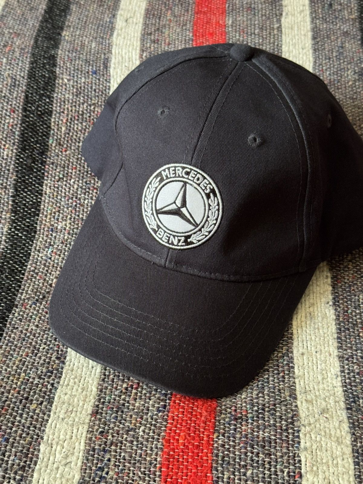 Mercedes-Benz Mercedes Benz y2k “Navy” Moto Racing Formula 1 Hat Size ONE SIZE - 3 Thumbnail