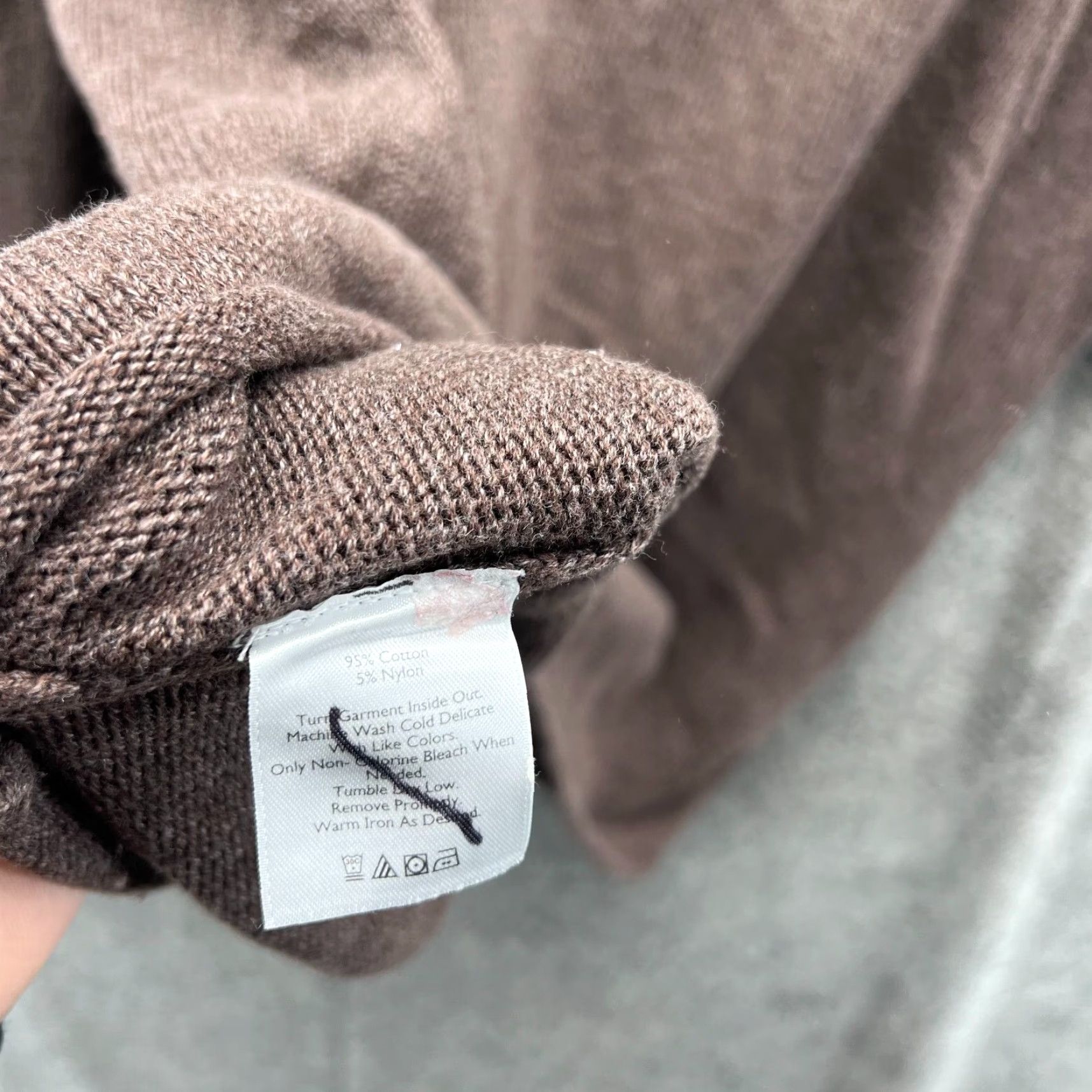 Eddie Bauer VINTAGE Eddie Bauer Sweater Women XL Brown Round Neck Pullover Knitted All Seasons Size XL / US 12-14 / IT 48-50 - 4 Thumbnail