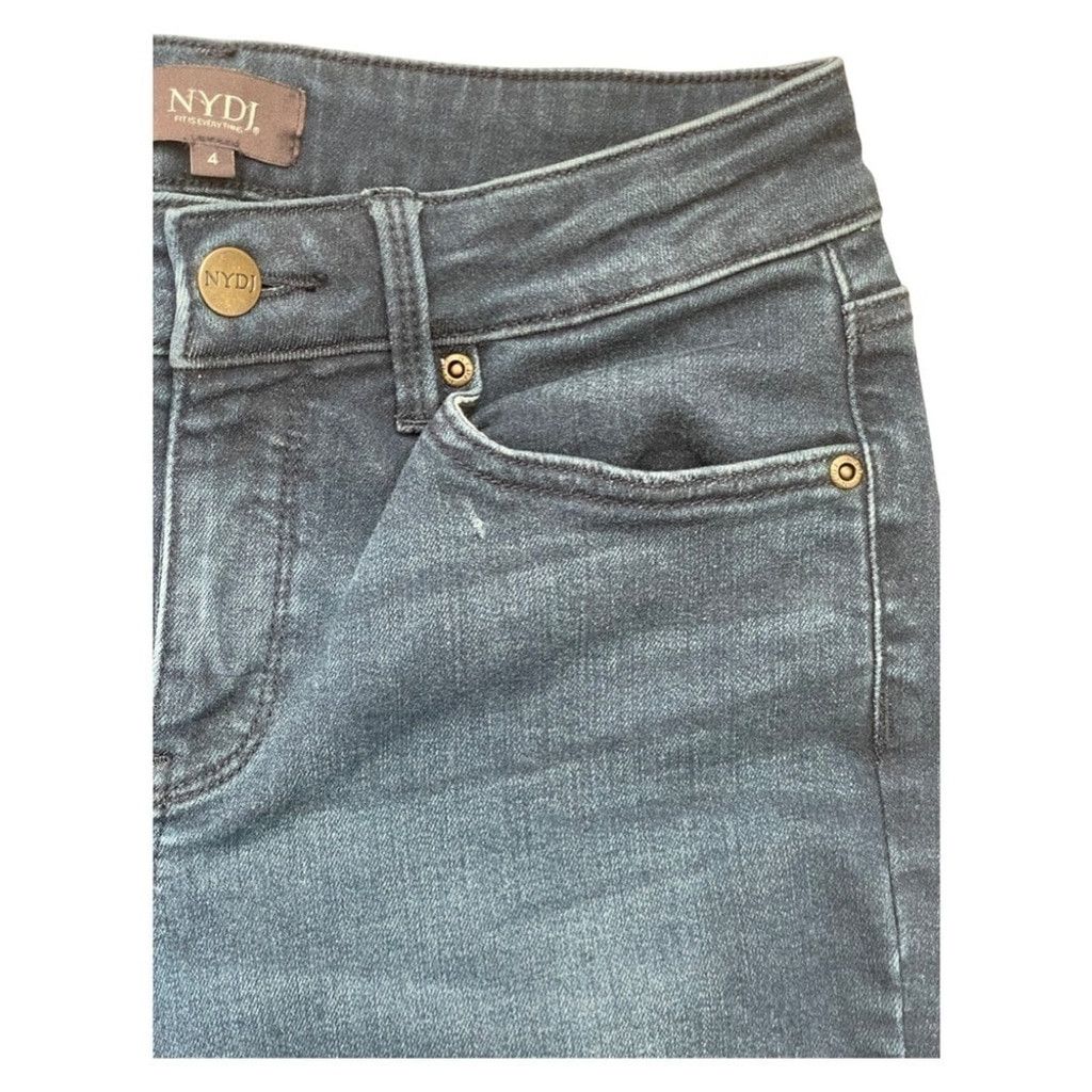 NYDJ NYDJ Marilyn Straight 5 Pocket Stretch Jeans Women’s Size 4. Size 27" / US 4 / IT 40 - 8 Thumbnail