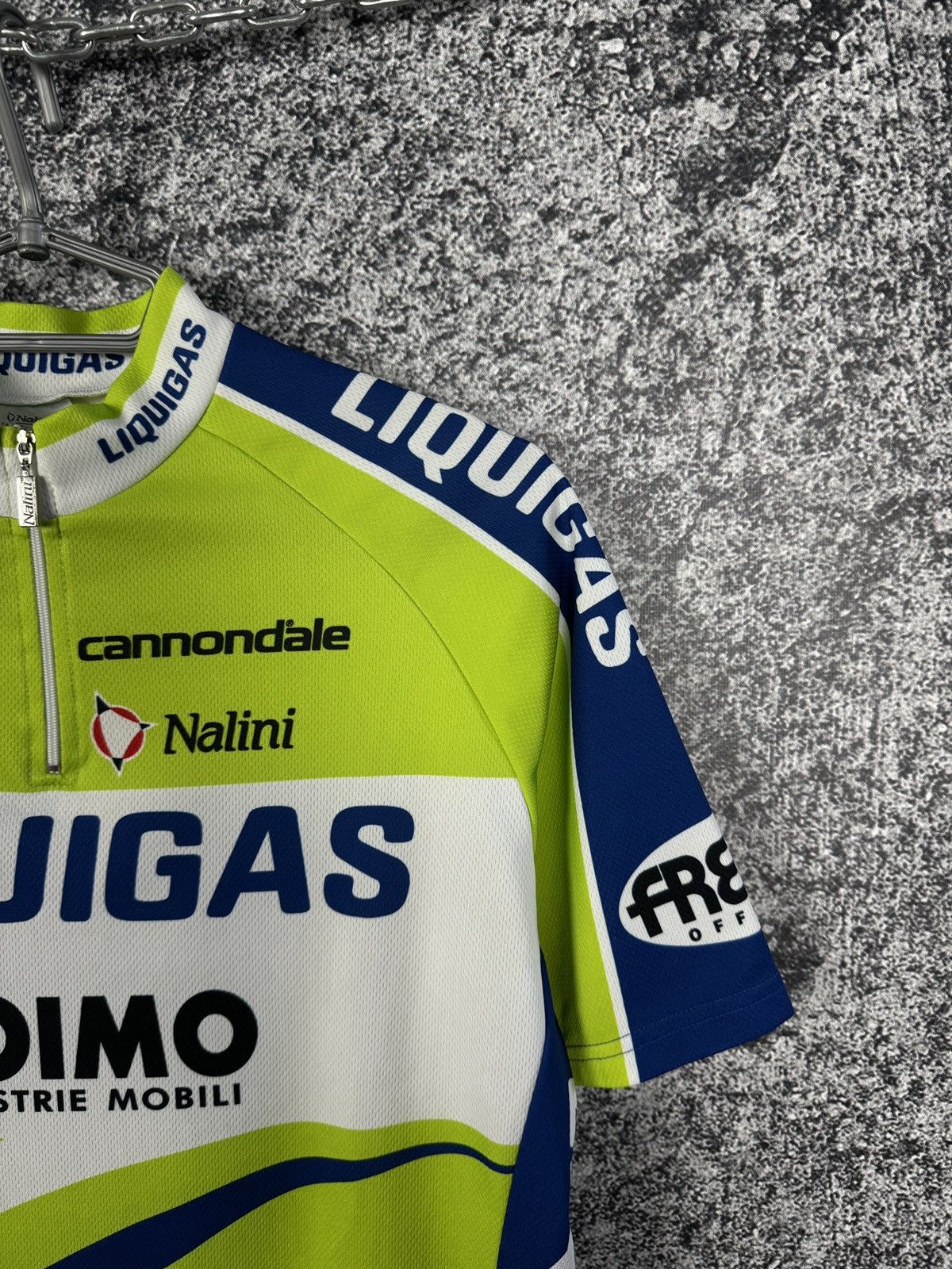 Other Nalini 1/4 Zip Cycling Jersey Liquigas Bike Shirt Size 5 Size US L / EU 52-54 / 3 - 3 Thumbnail