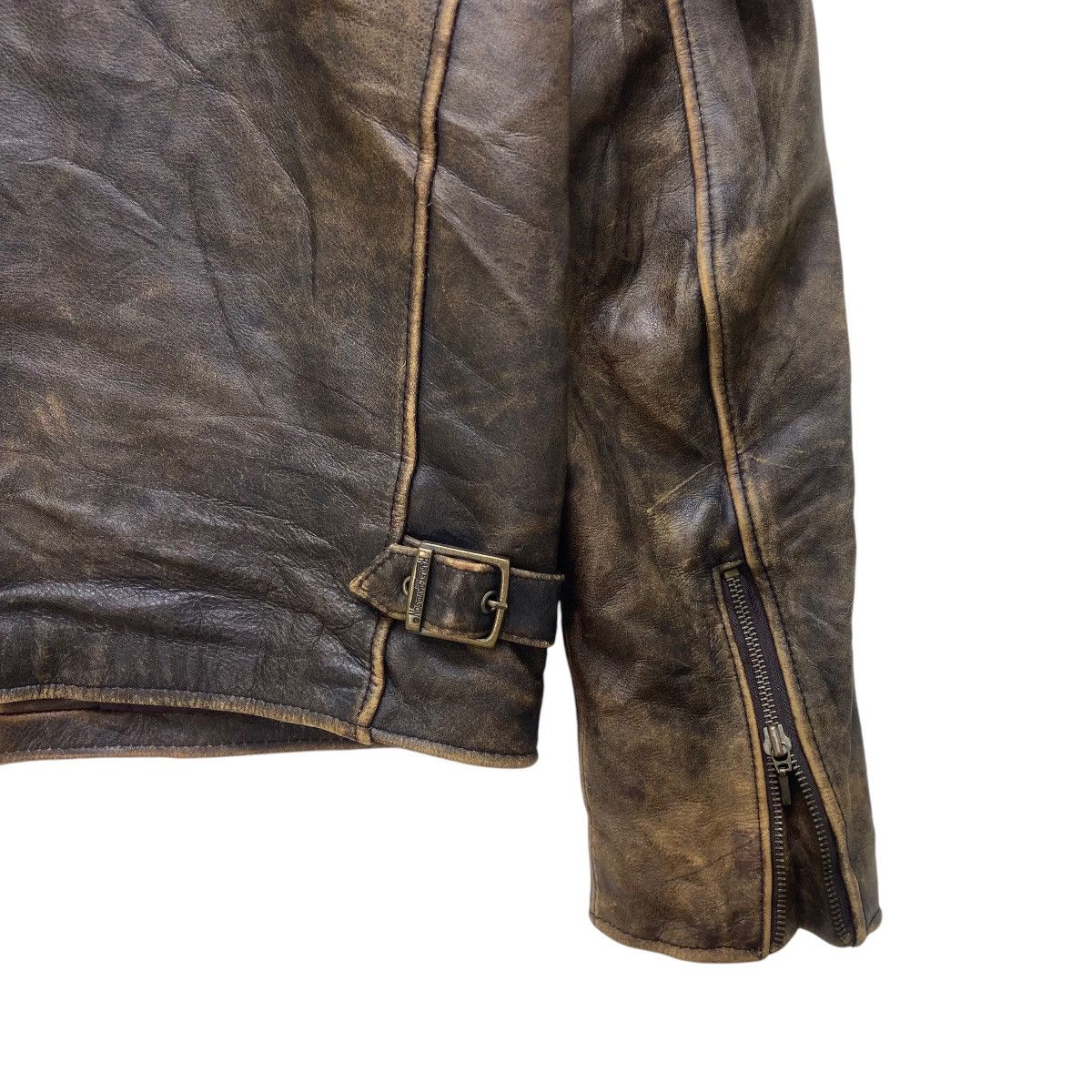 Harley Davidson Vintage Harley Davidson Motorcycle Cafe Racer Biker Jacket Size US M / EU 48-50 / 2 - 10 Thumbnail