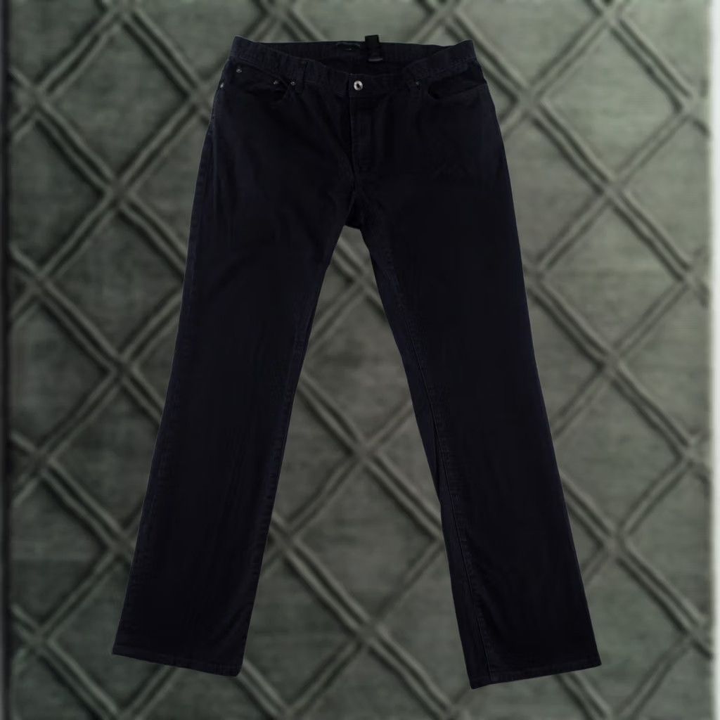 John Varvatos John Varvatos LUXE Jeans Mens 38 (38X32) Bowery Slim Straight Washed Black Denim 5-Pocket Mens Straight Jeans Size 38 Size US 38 / EU 54 - 1 Thumbnail