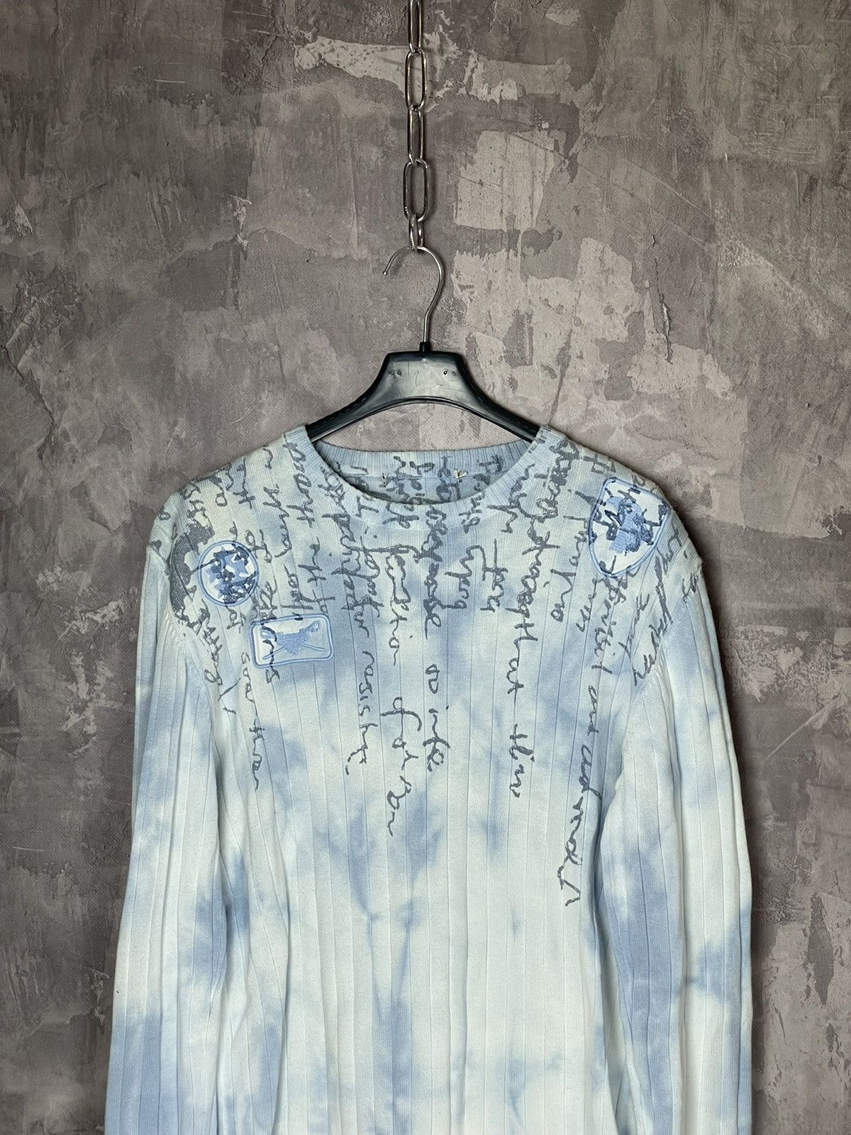 Japanese Brand Avant Garde Y2K Art Rare Multicolour Sweater Long Sleeve Size L / US 10 / IT 46 - 2 Thumbnail