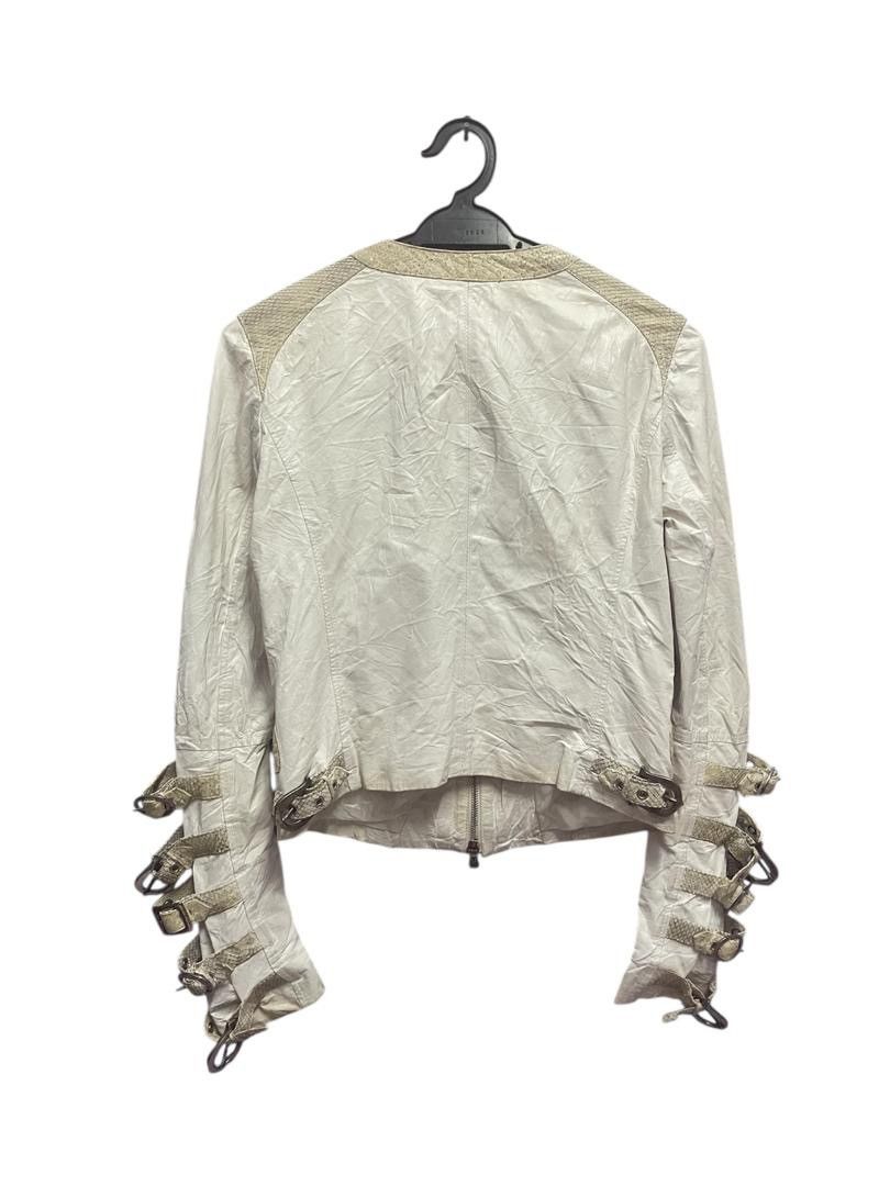 Le Grande Bleu (L.G.B.) LGB STYLE GUERRIERO SNAKE LEATHER TRIM BONDAGE BUCKLE JACKET Size S / US 4 / IT 40 - 12 Thumbnail